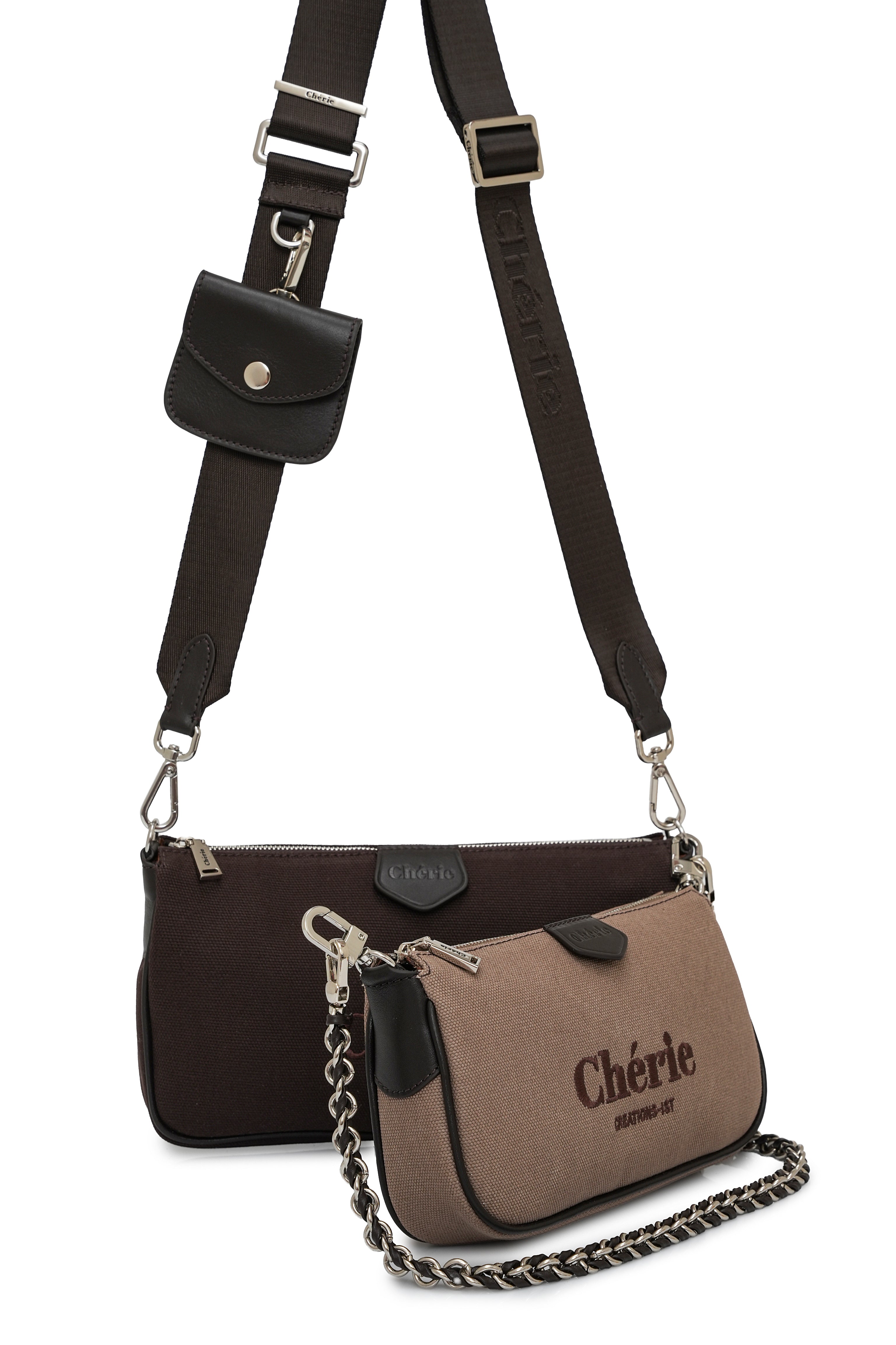 Lovita Canvas Brown-Taupe