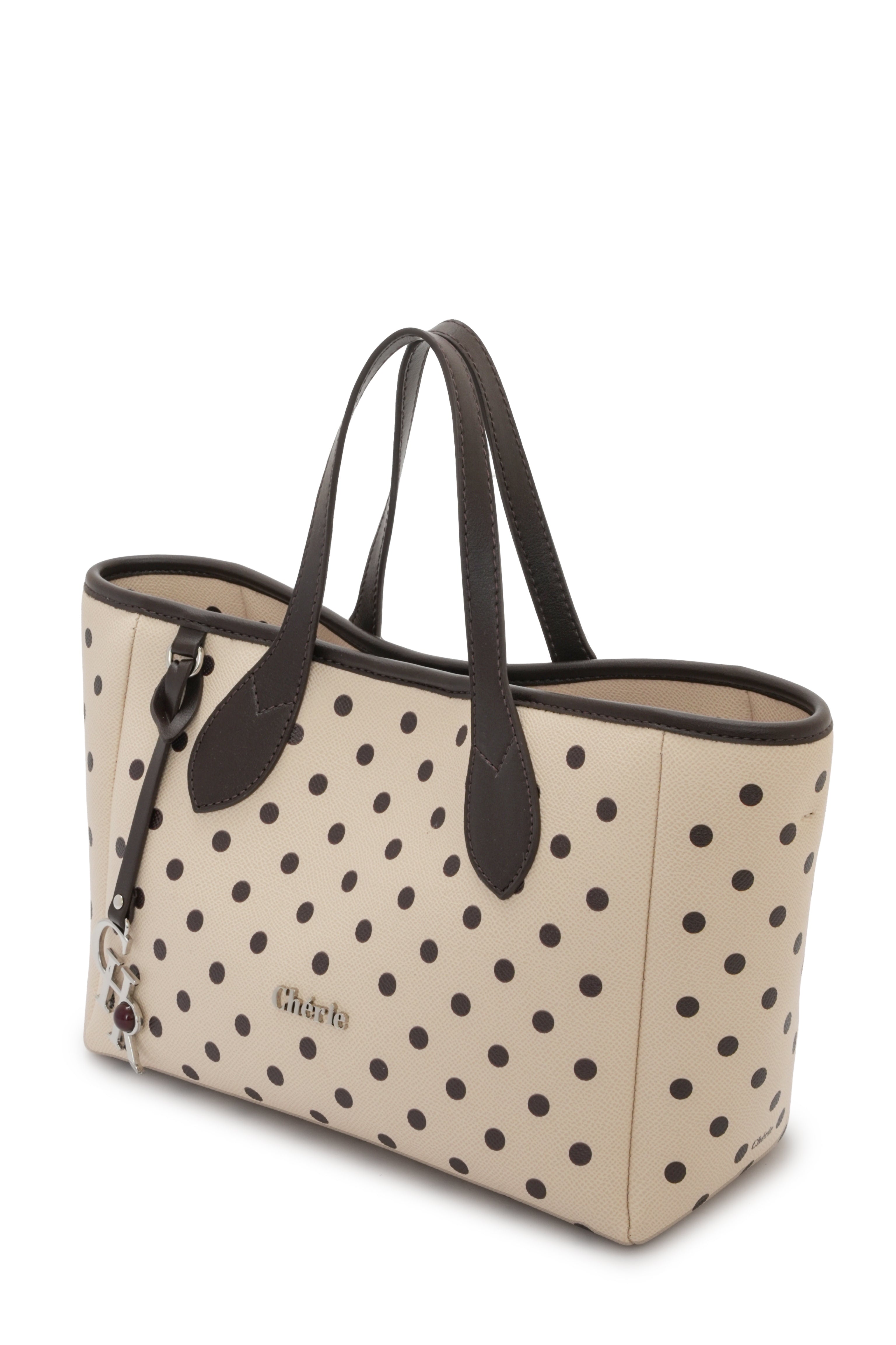 Rachel Beige | Medium - Vegan leather