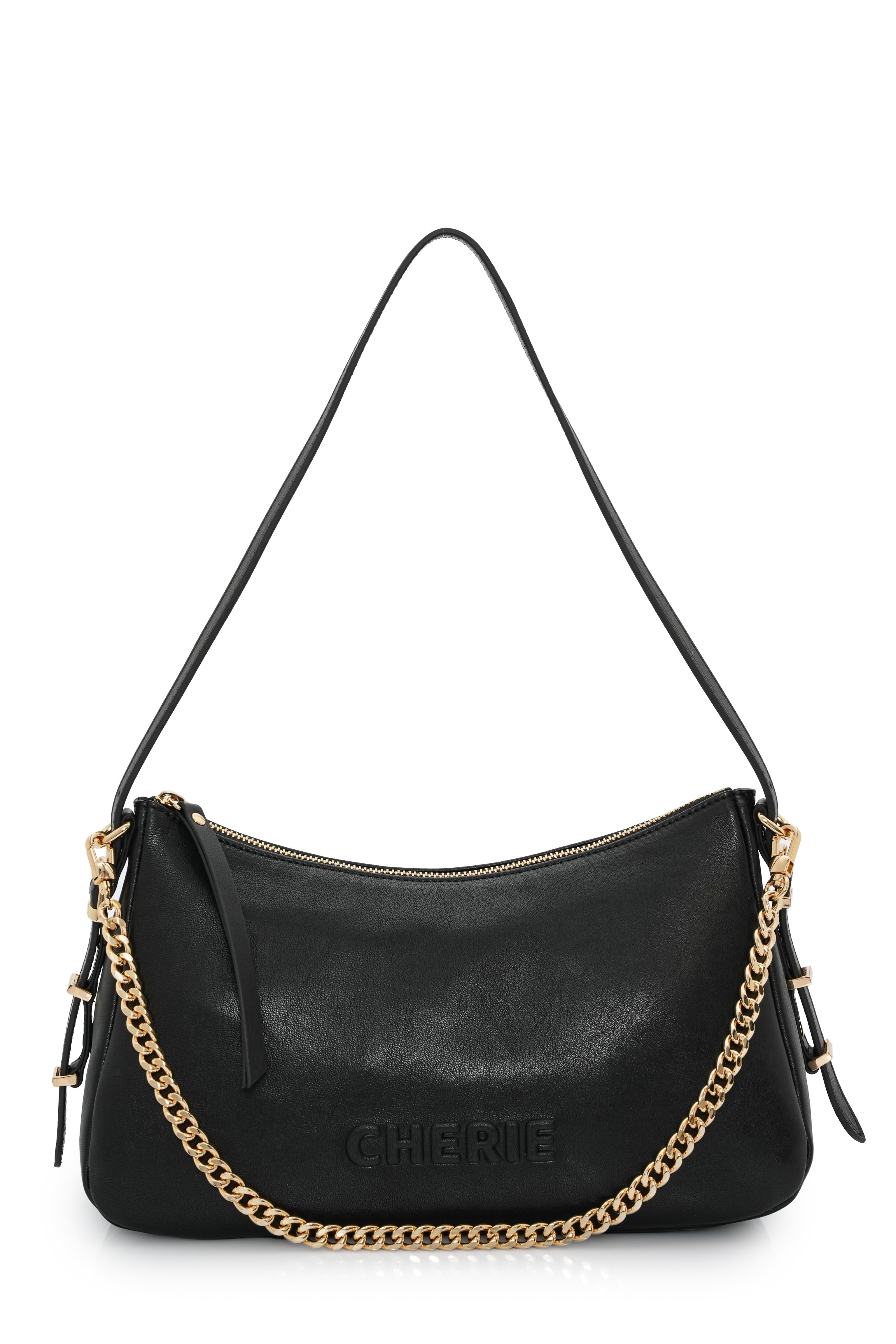 Hailey black leather