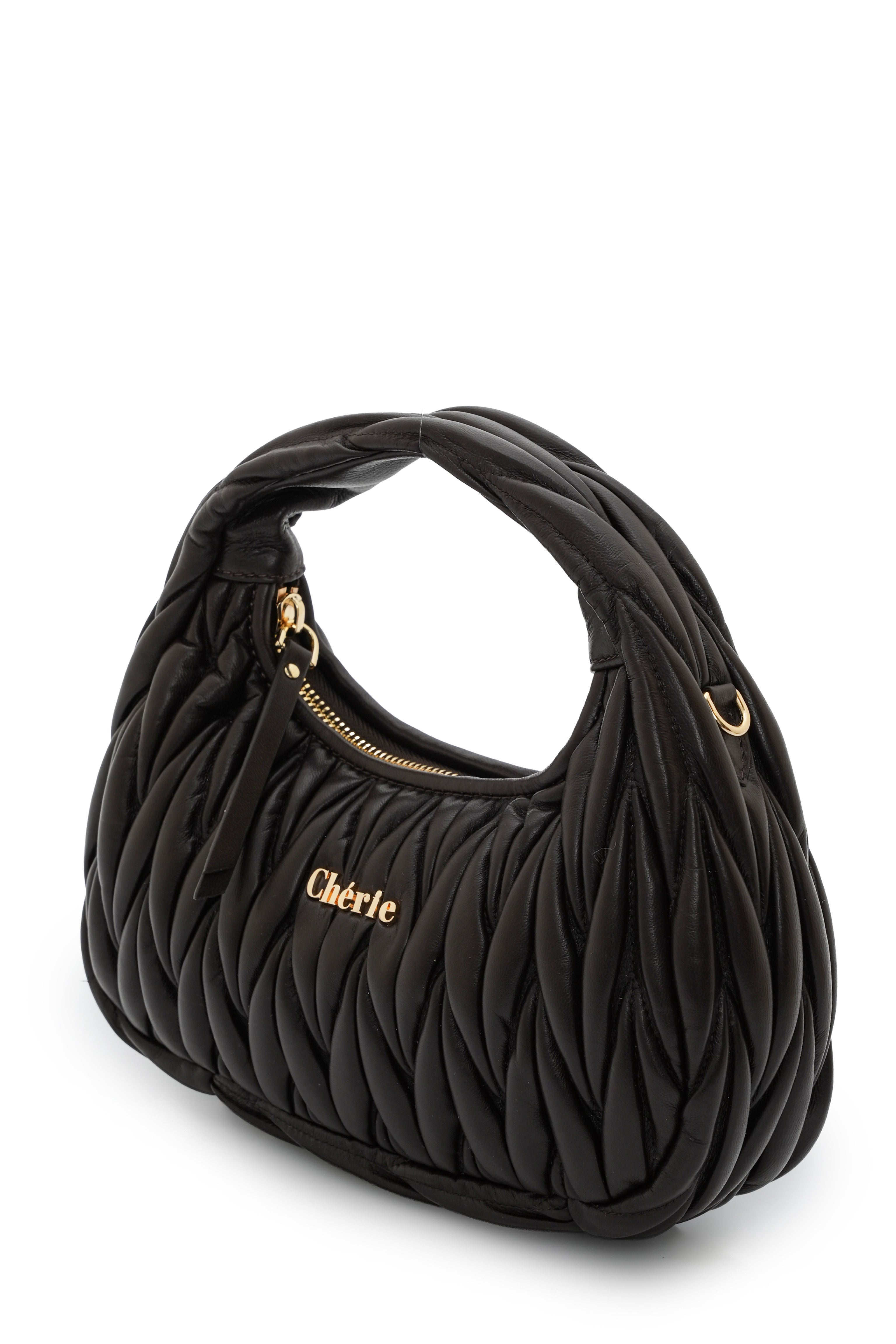 Phoebe leather black