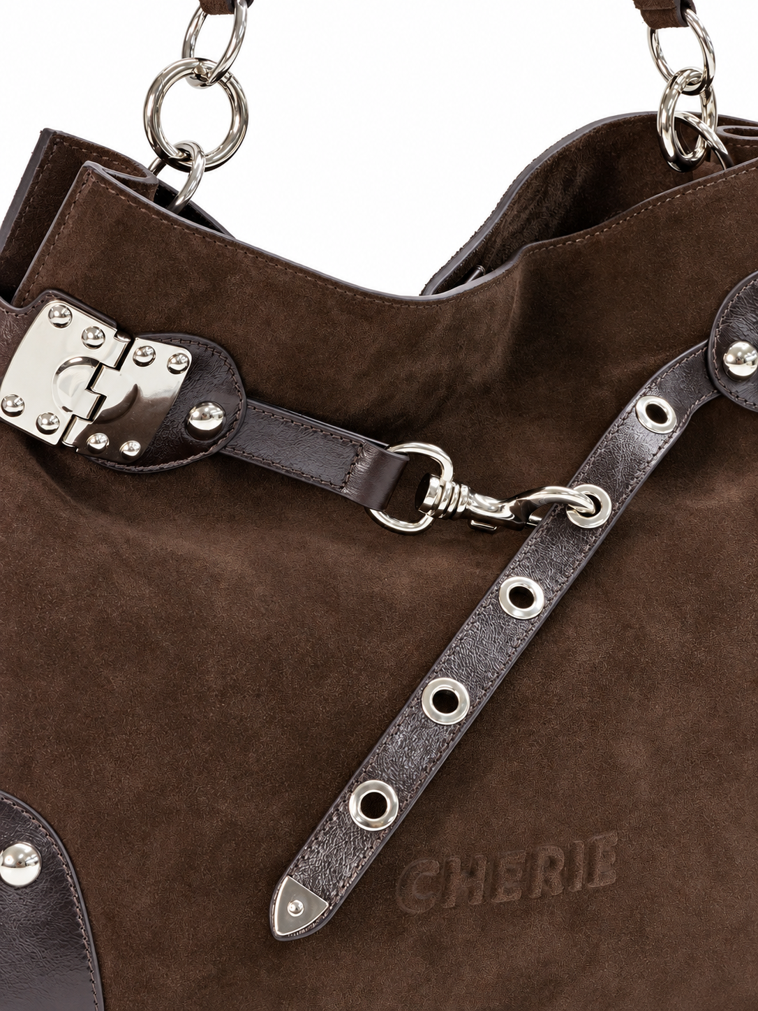 Trapper brown suede