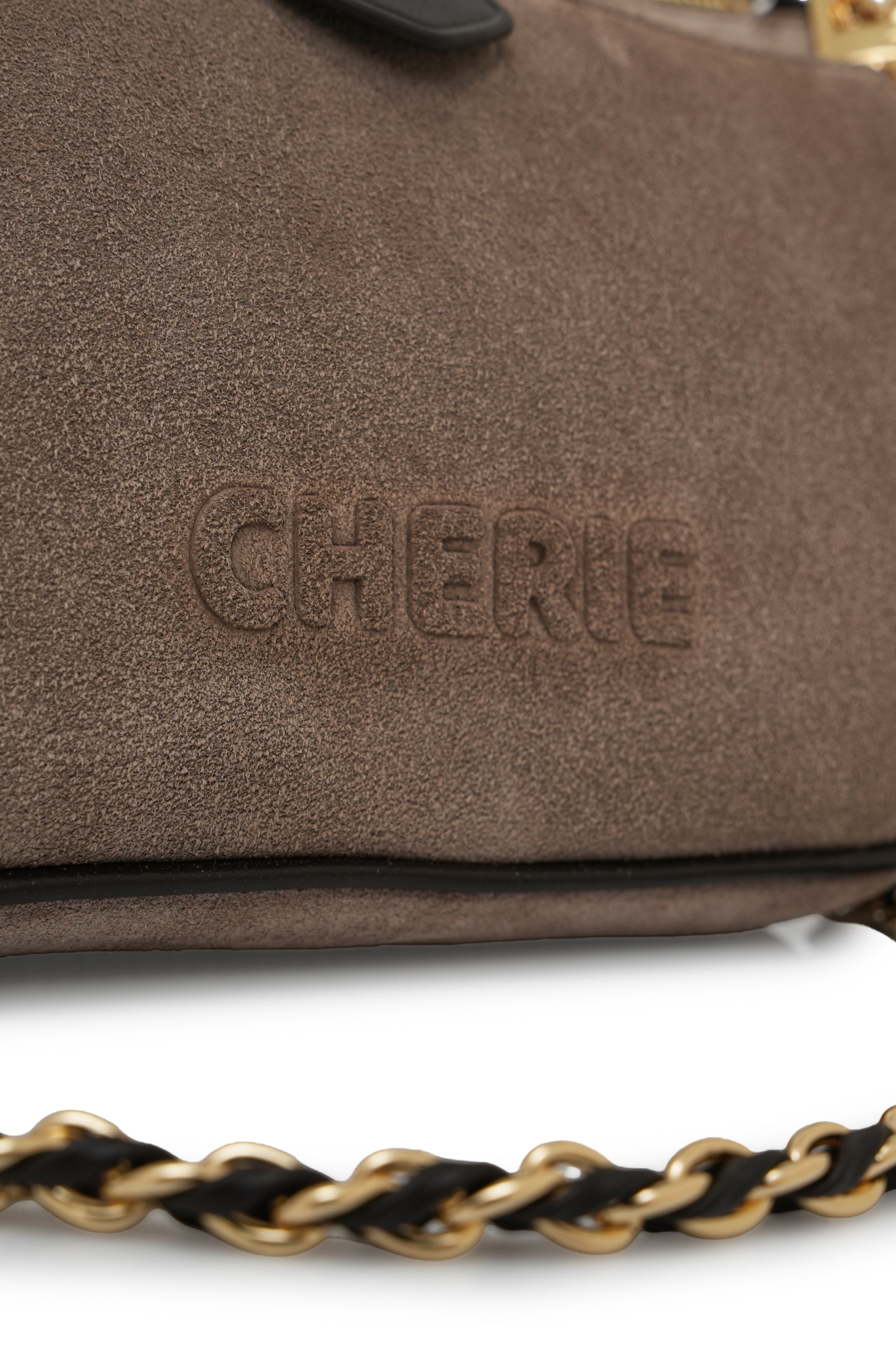 Lovita suede taupe/taupe