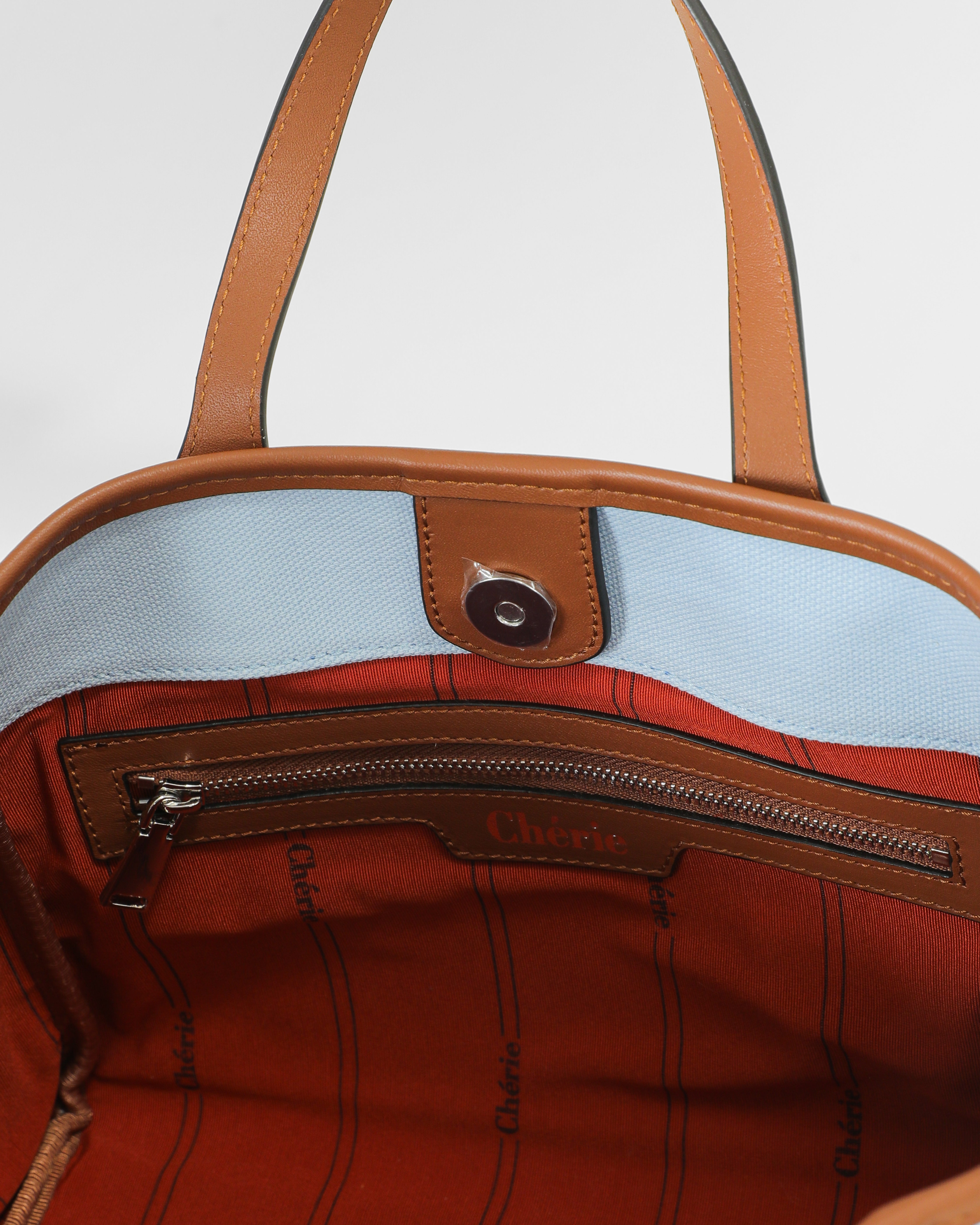Rachel Canvas mini baby blue