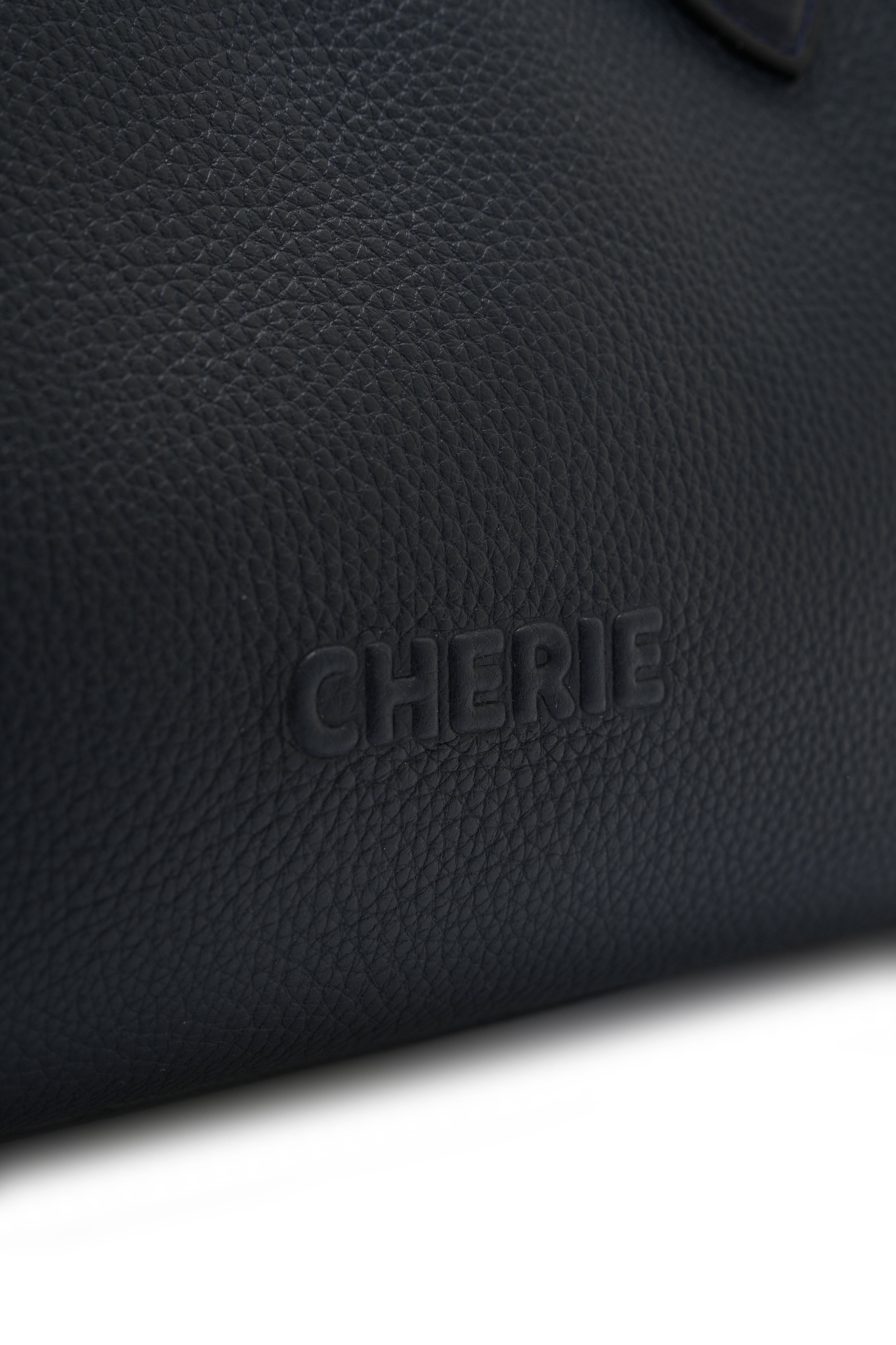 Rachel Navy Blue Leather