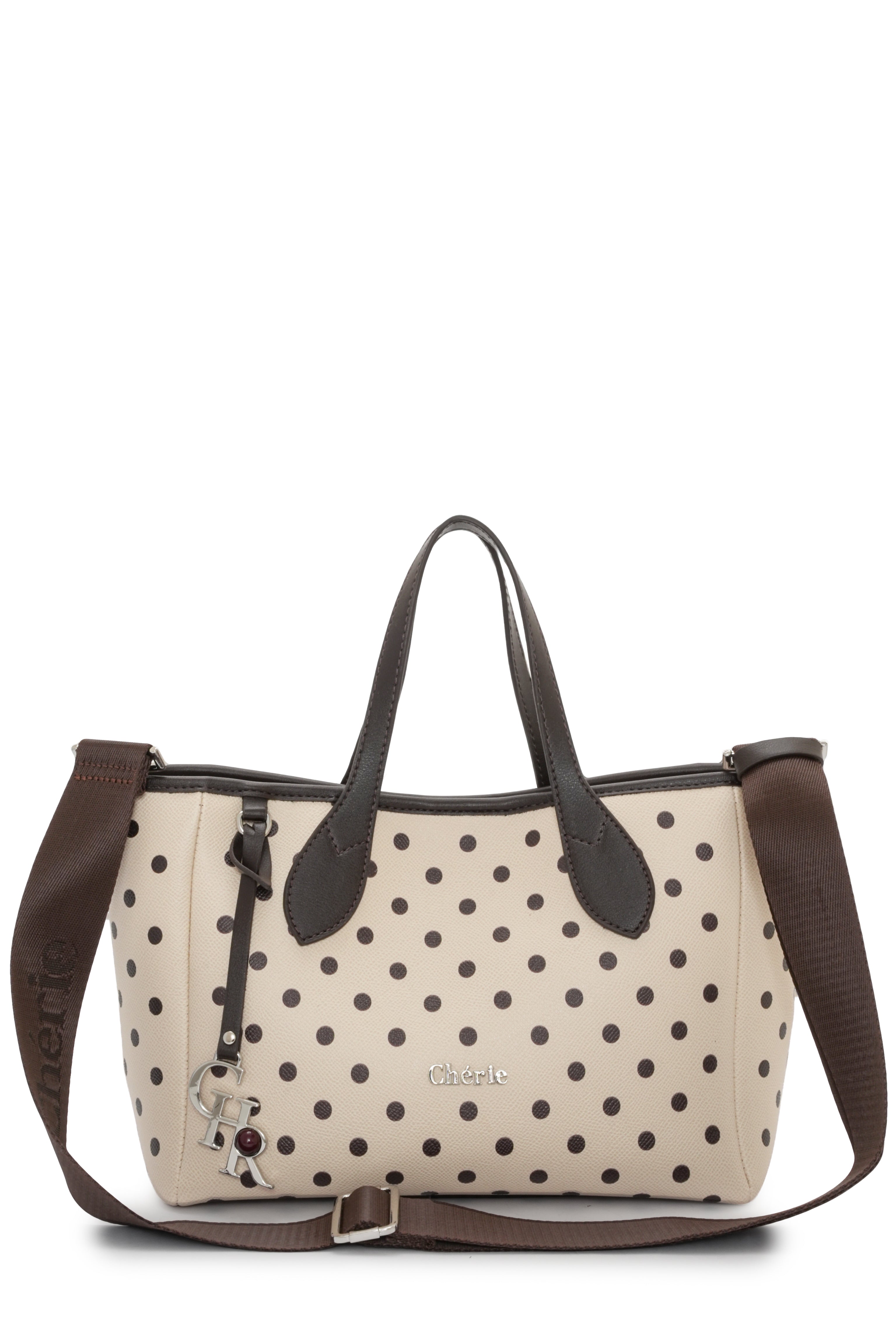Rachel Beige | Medium - Vegan leather
