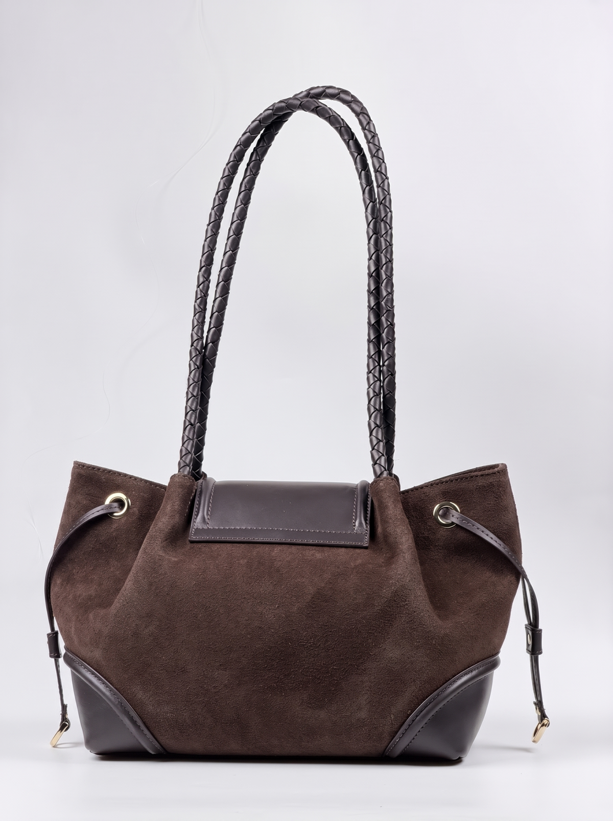 BLAIR Brown Suede çanta
