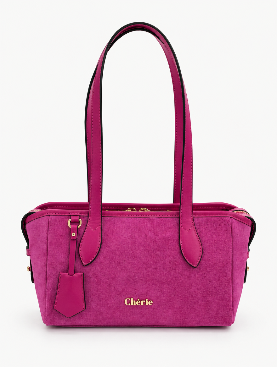 RACHEL SHOULDER - PINK SUEDE