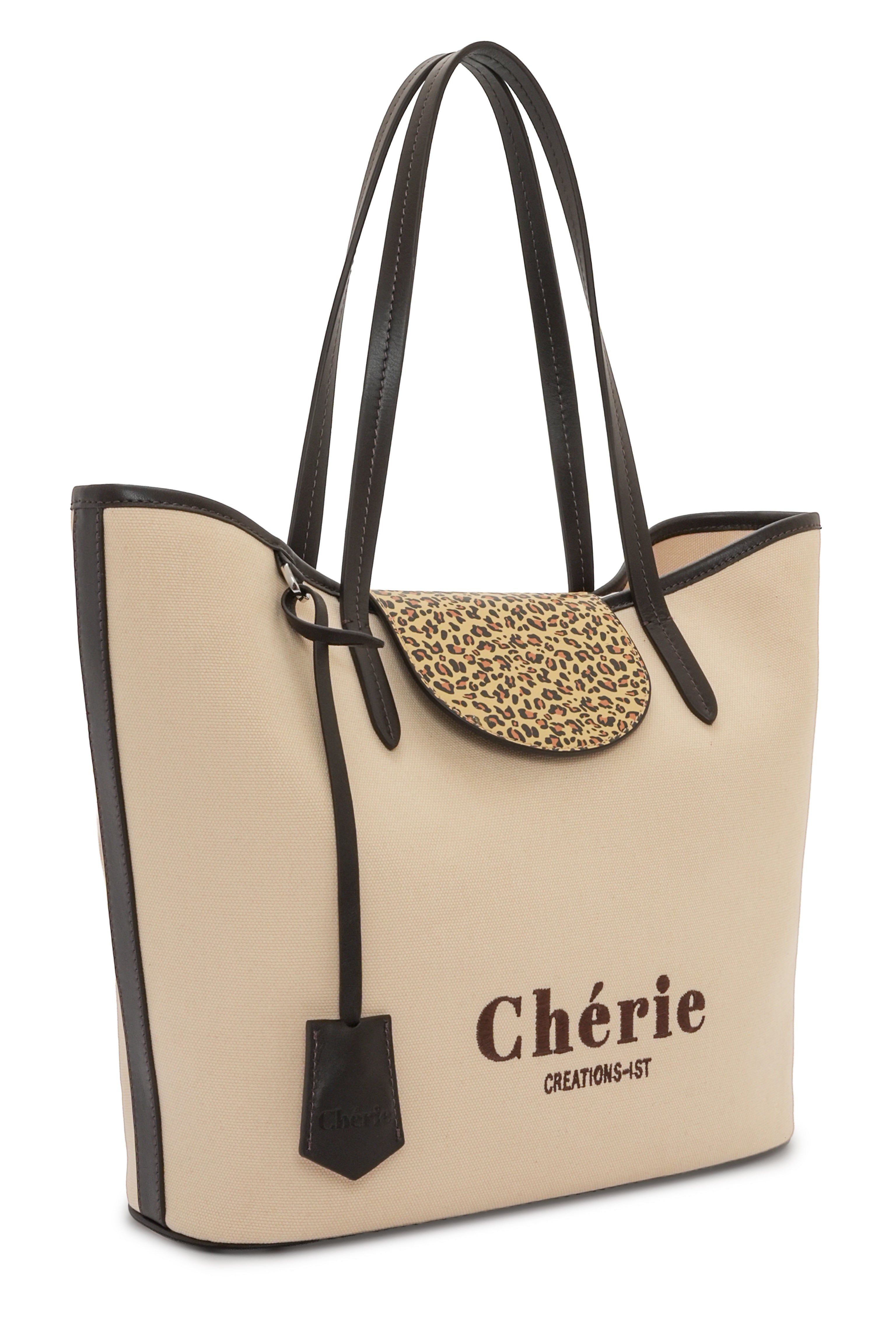 Cosmo Canvas Beige-Leopard