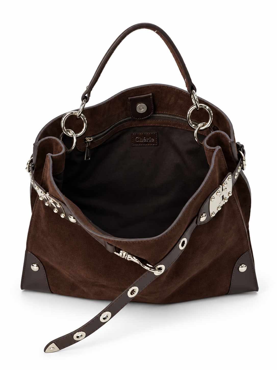 Trapper brown suede