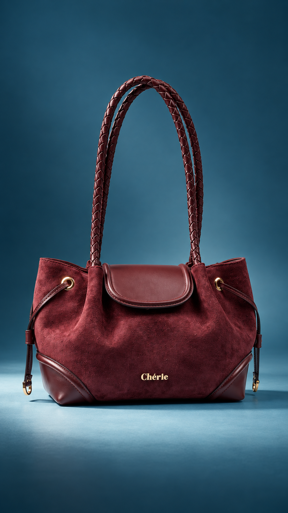 BLAIR - Burgundy Suede