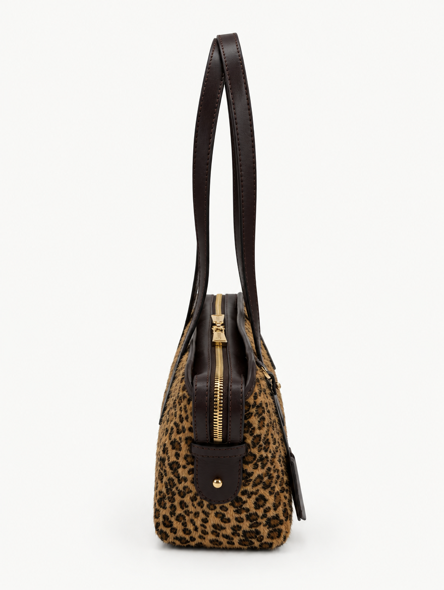 RACHEL SHOULDER - Leopard dark