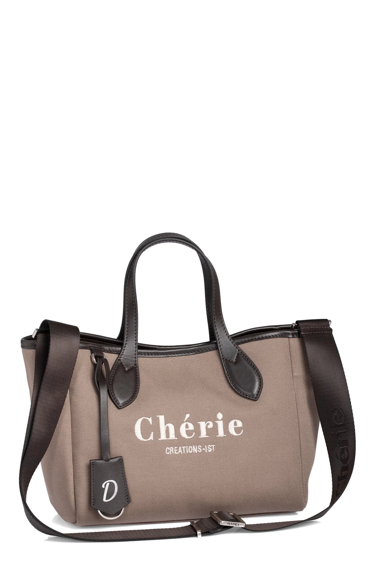 Rachel Canvas mini coffee noir