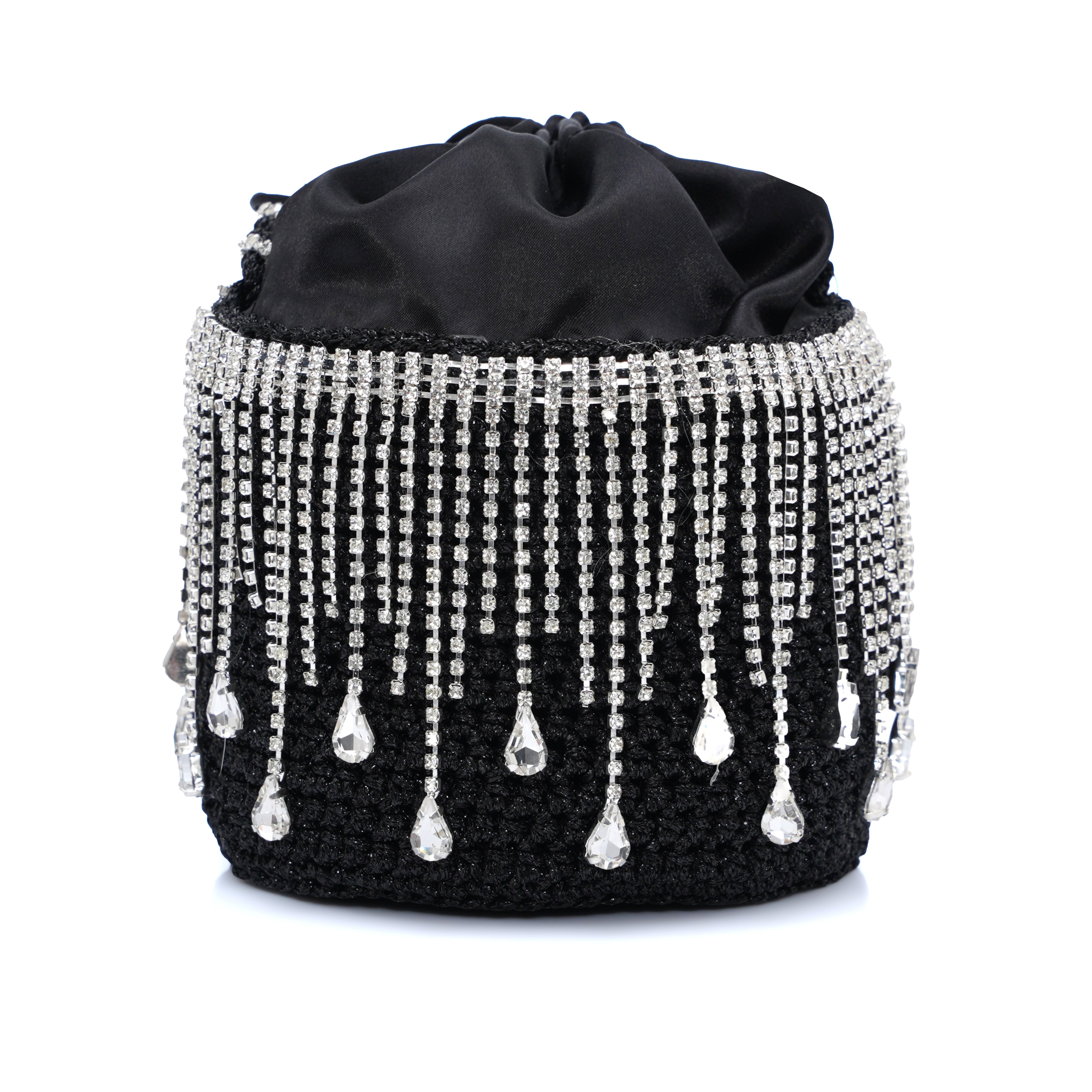 EMILY BAG IN BLACK/SILVER