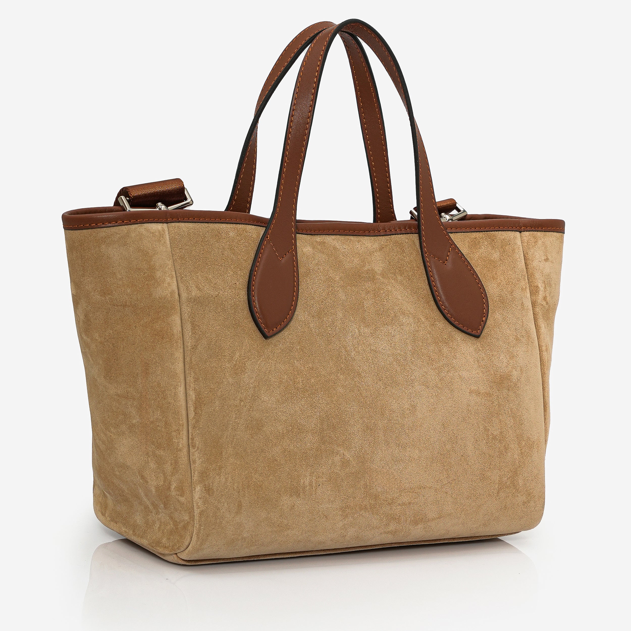 Rachel Medium Suede/Tan leather