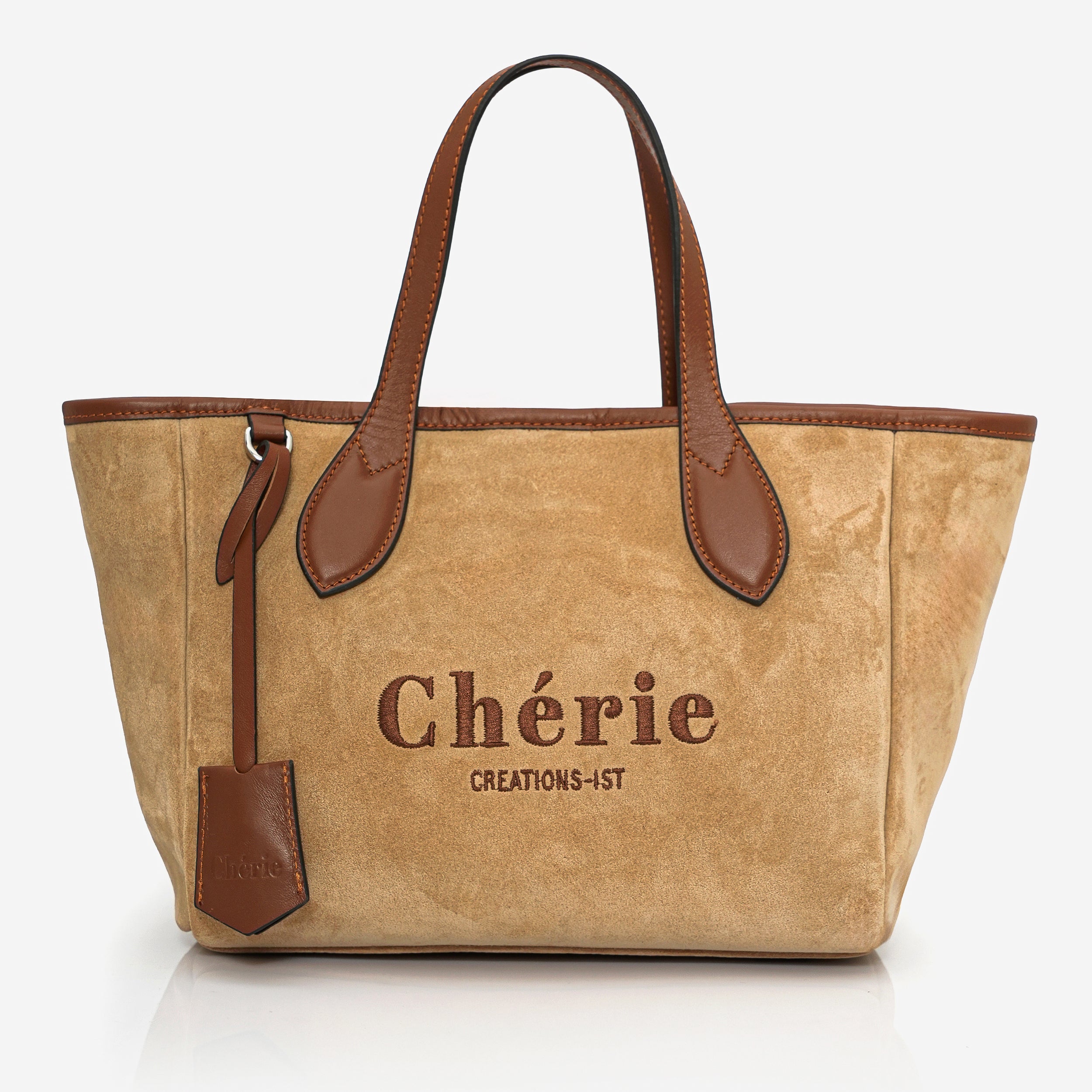 Rachel Mink Suede/Tan leather