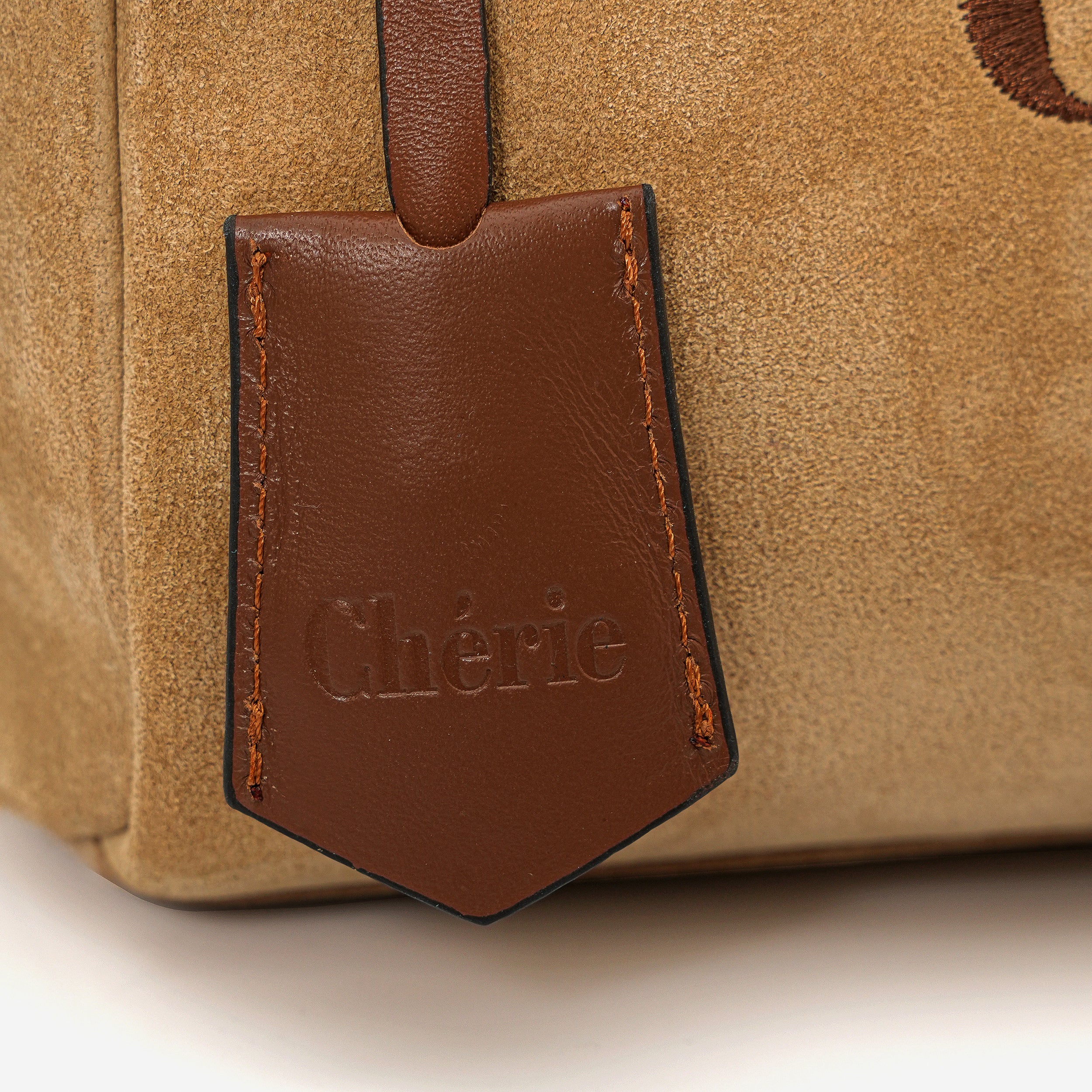 Rachel Mink Suede/Tan leather