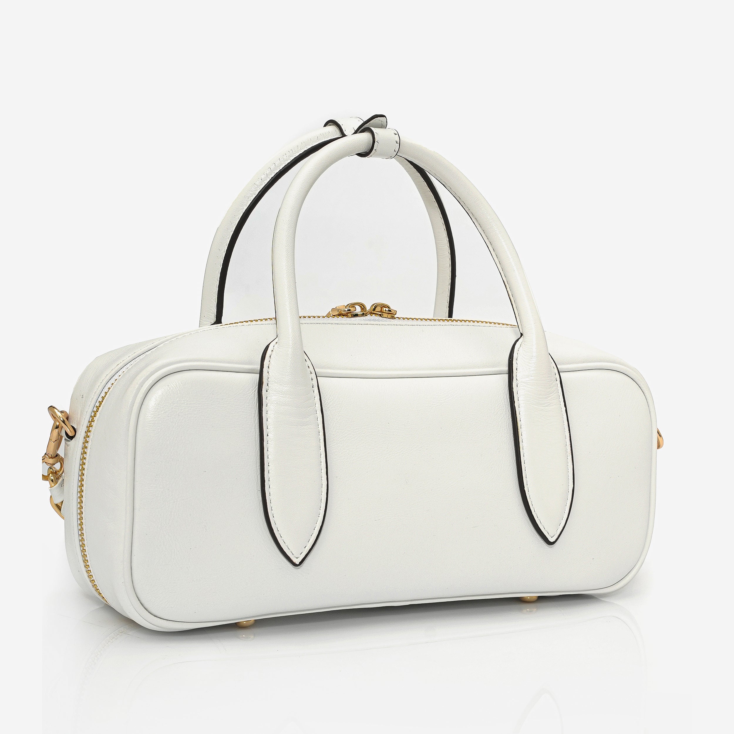 Monaco - White leather