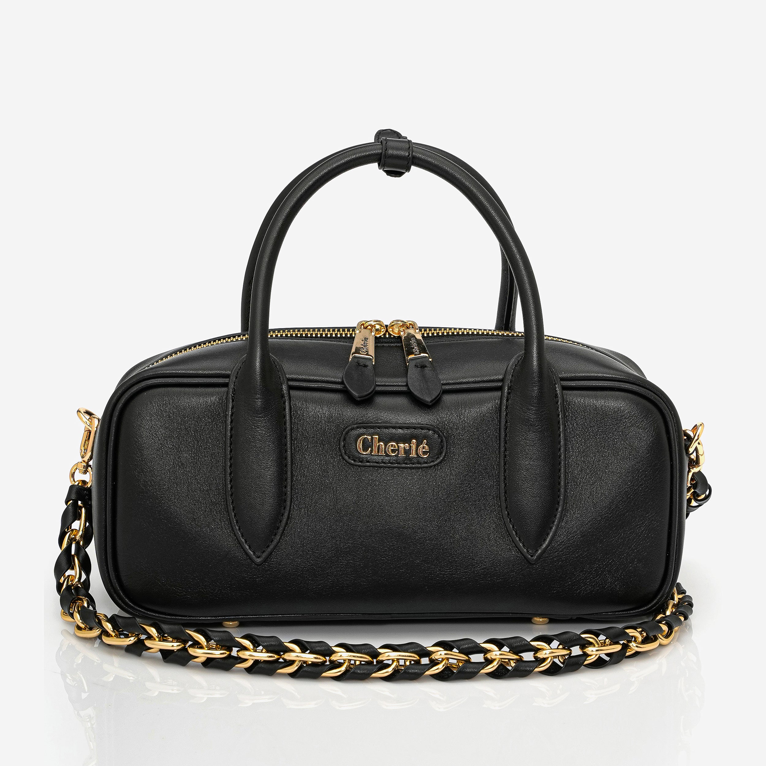 Monaco - Black leather