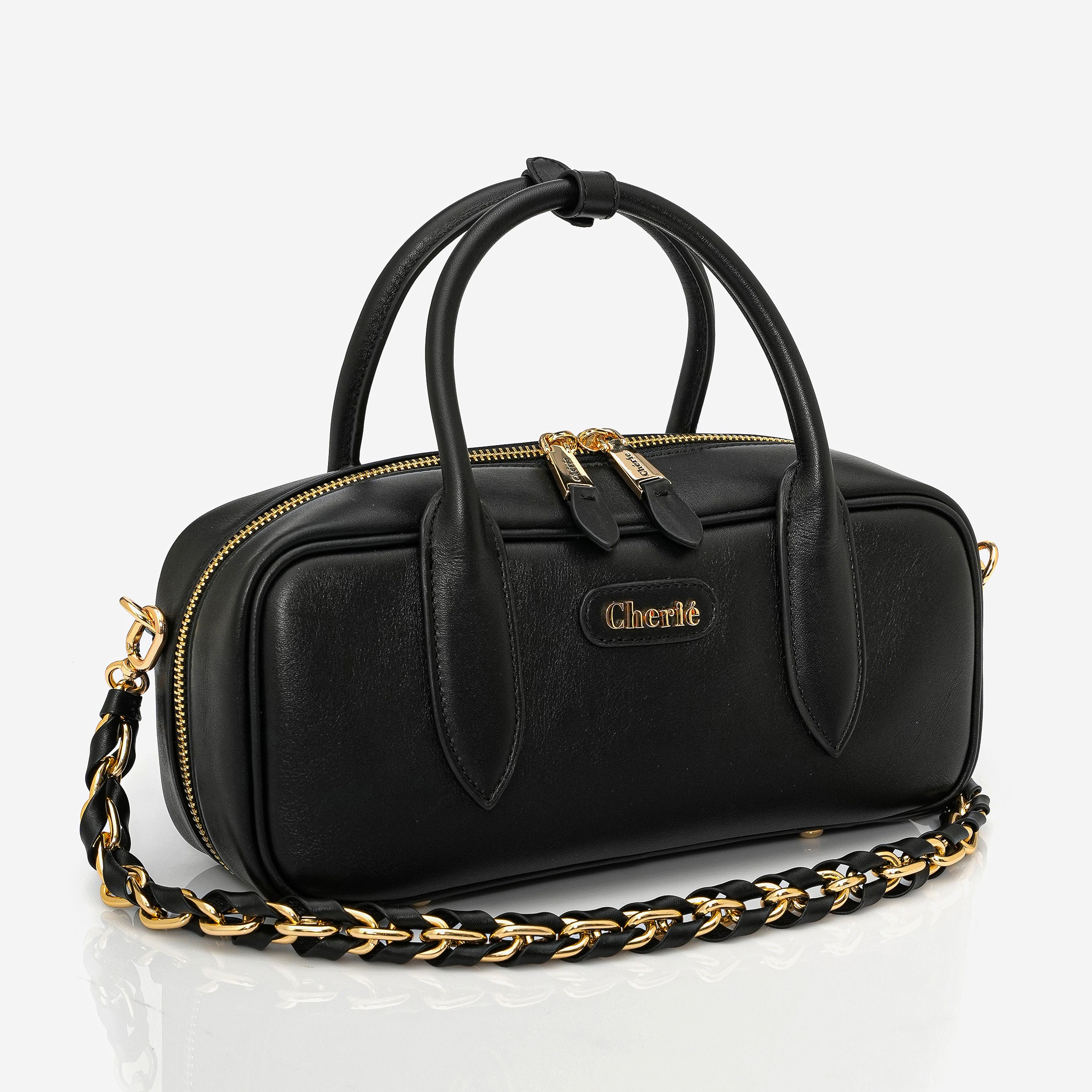 Monaco - Black leather