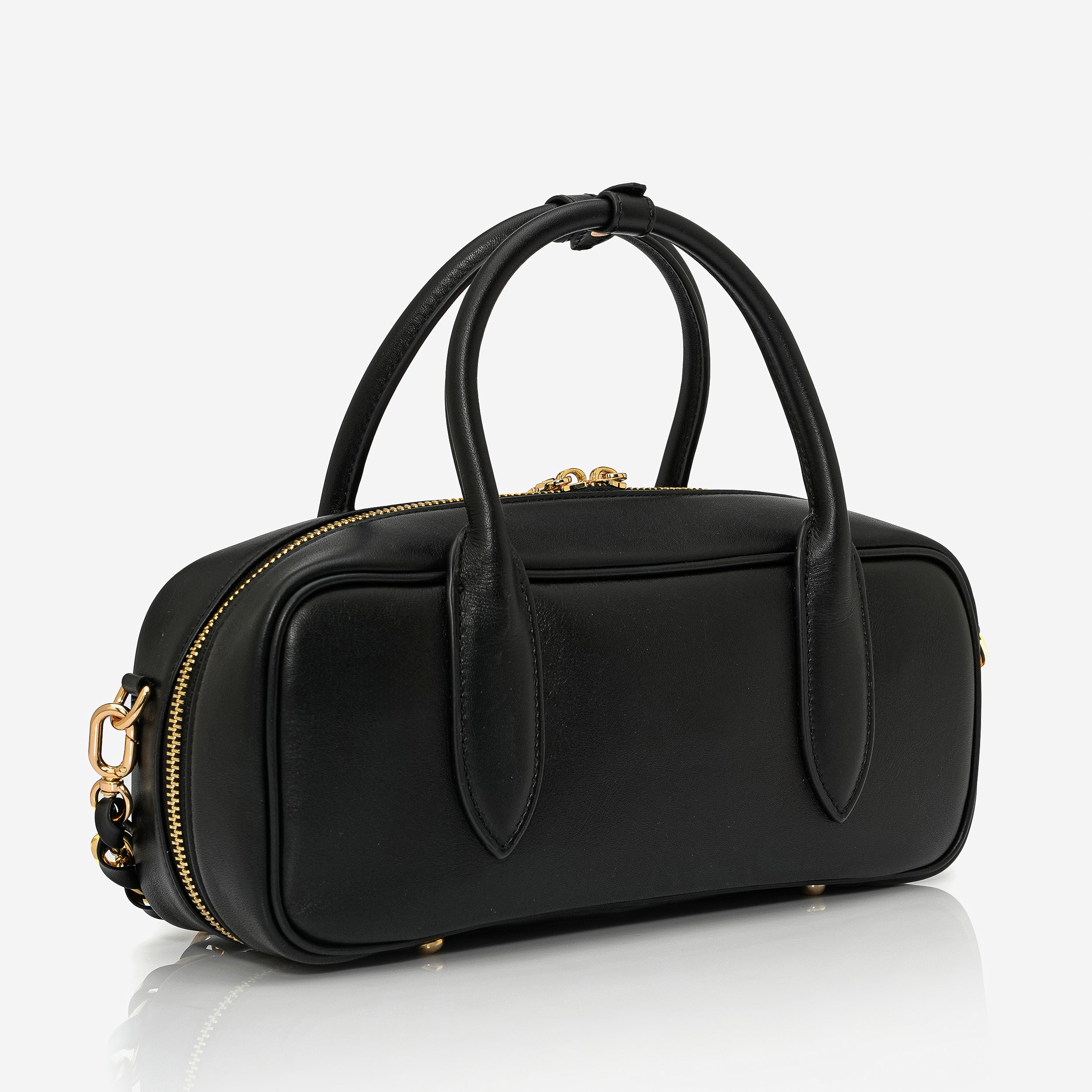 Monaco - Black leather