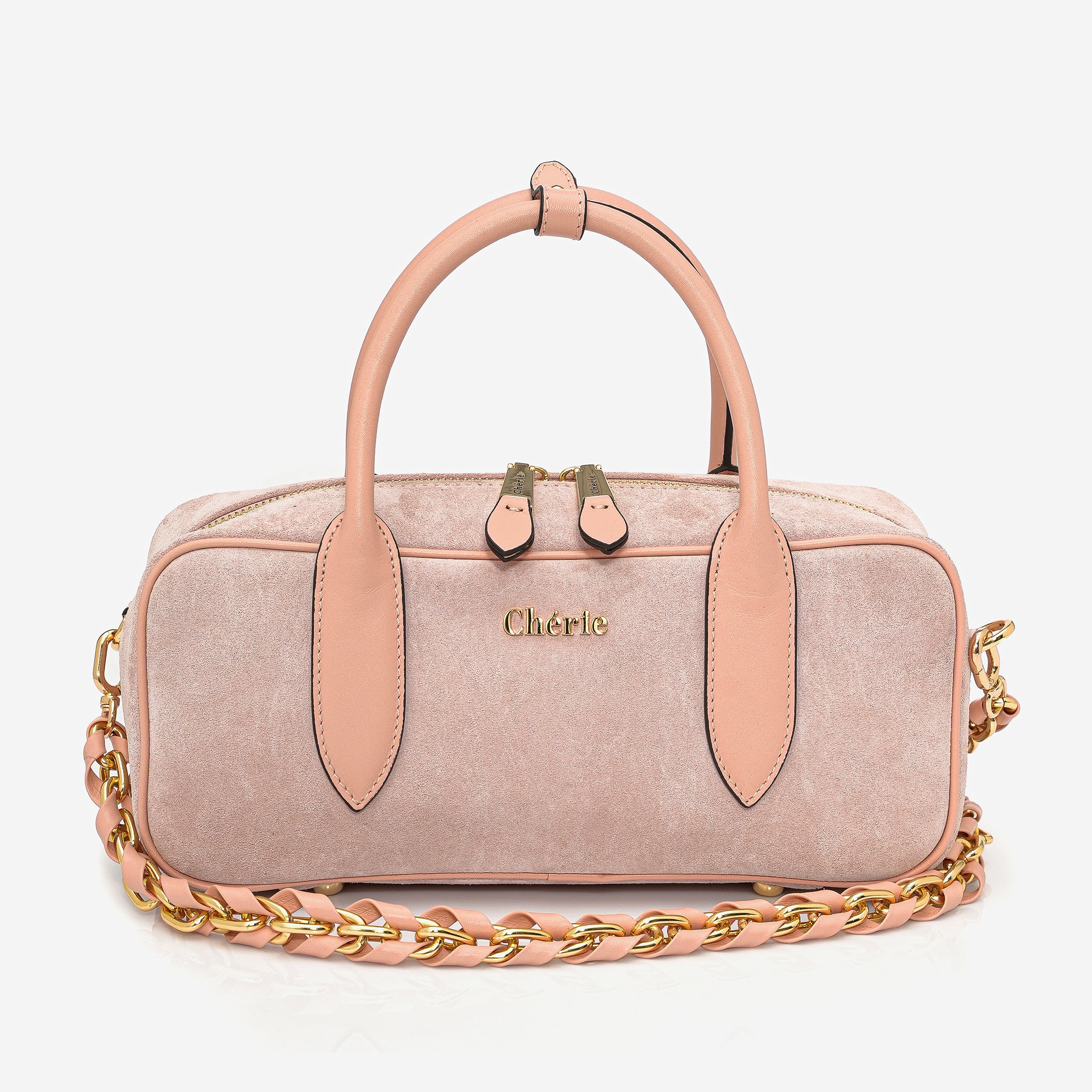 Monaco - Baby pink suede/baby pink leather
