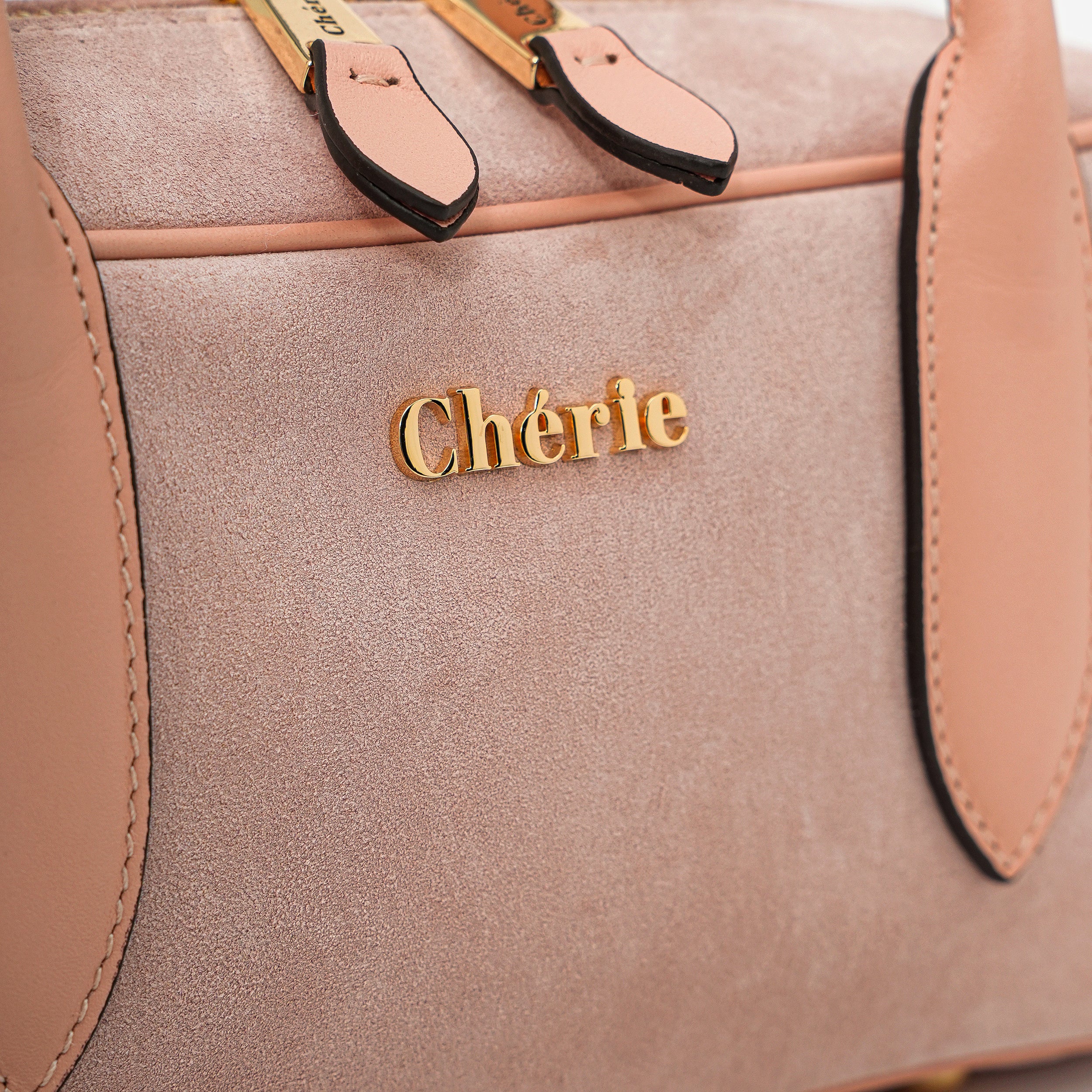 Monaco - Baby pink suede/baby pink leather
