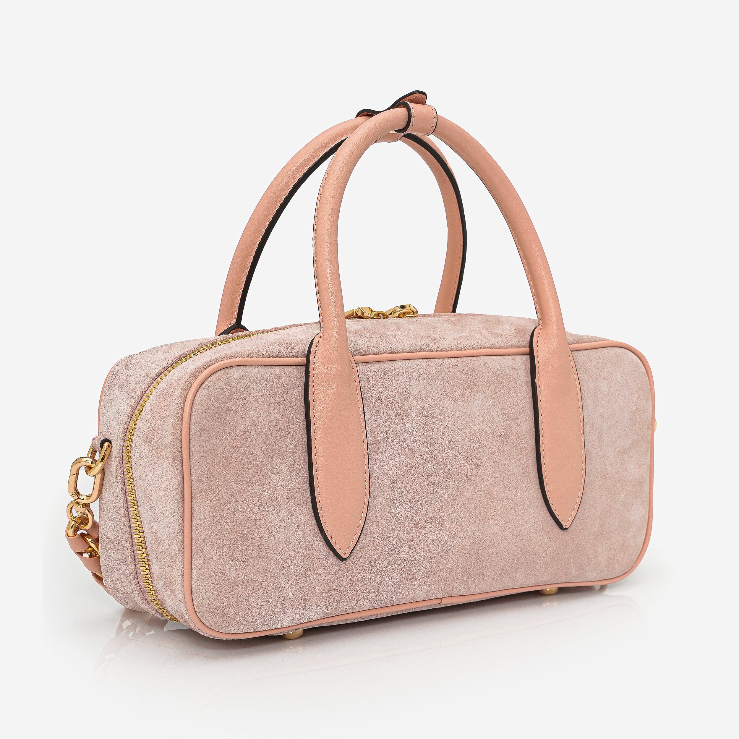 Monaco - Baby pink suede/baby pink leather