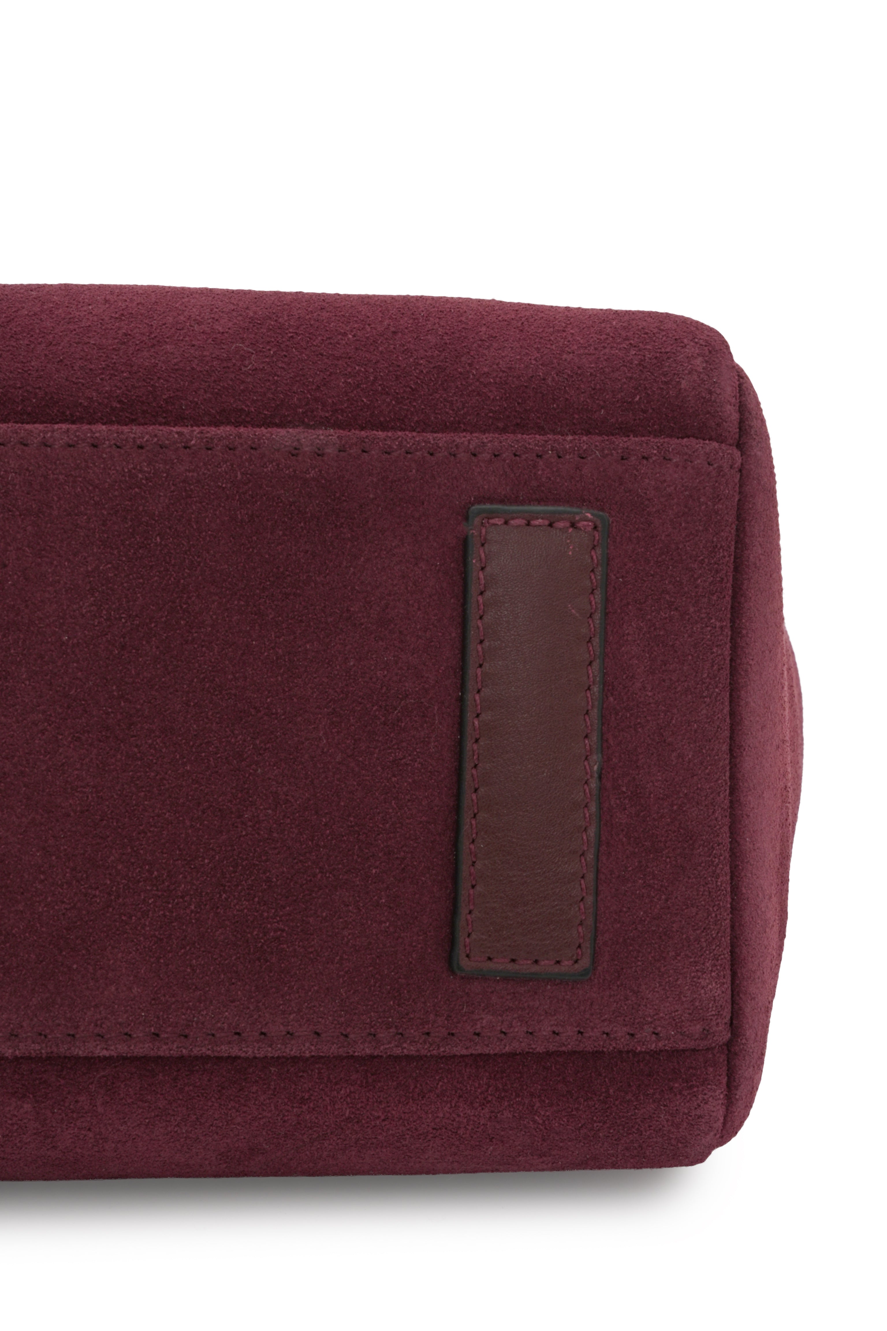 Rachel Burgundy Suede