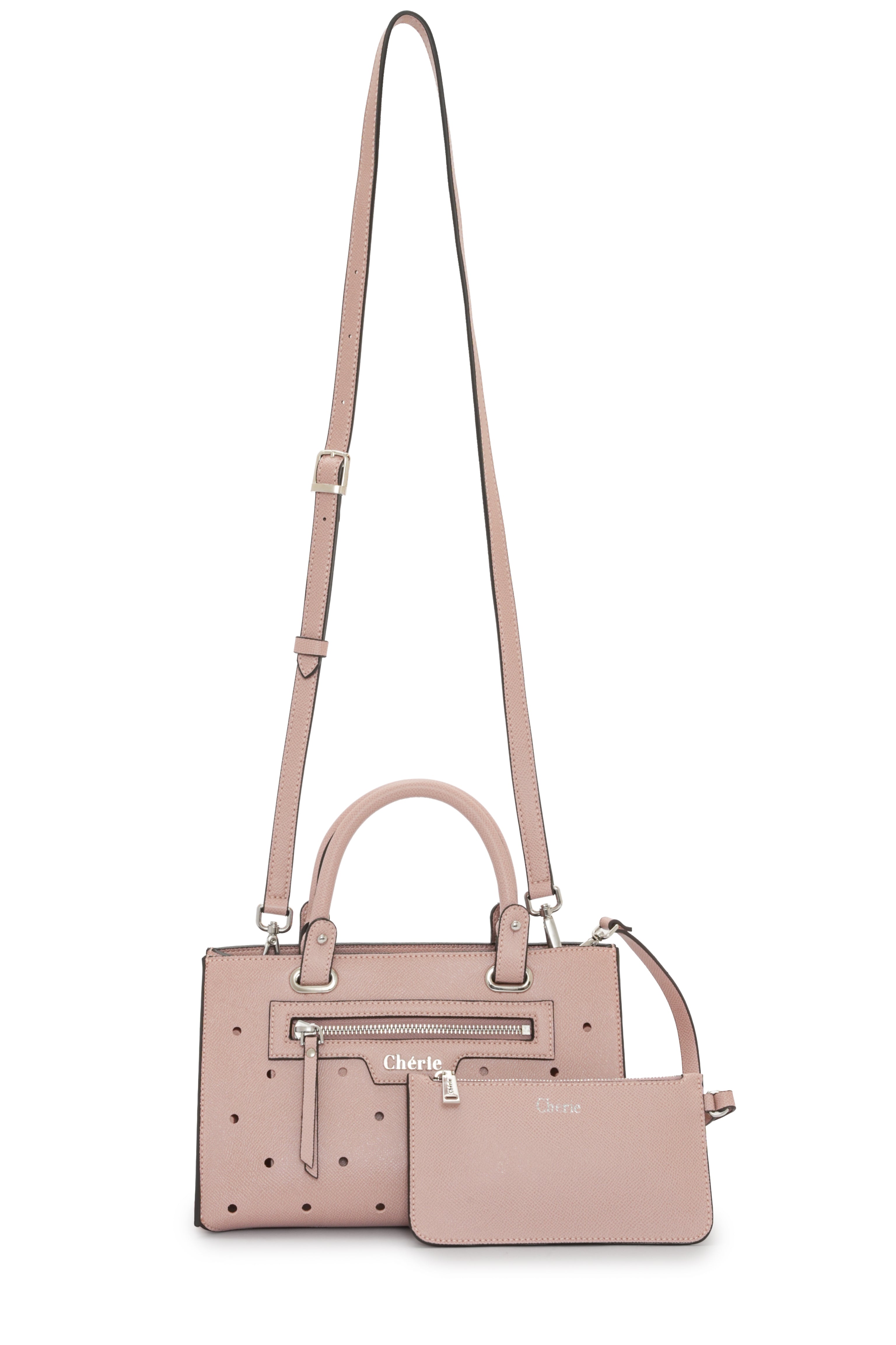 Paris -Pink Vegan Leather Mini