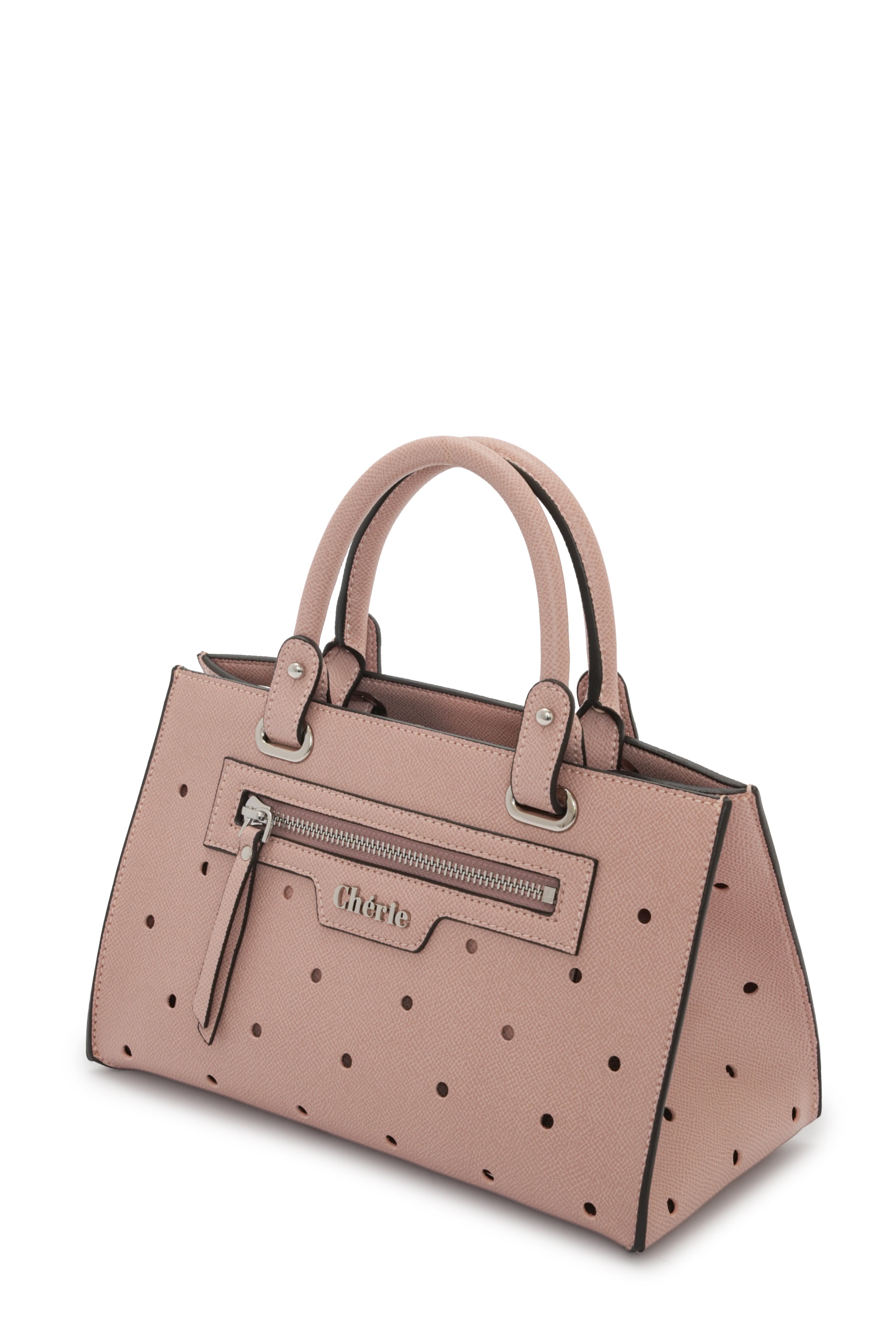 Paris -Pink Vegan Leather Mini