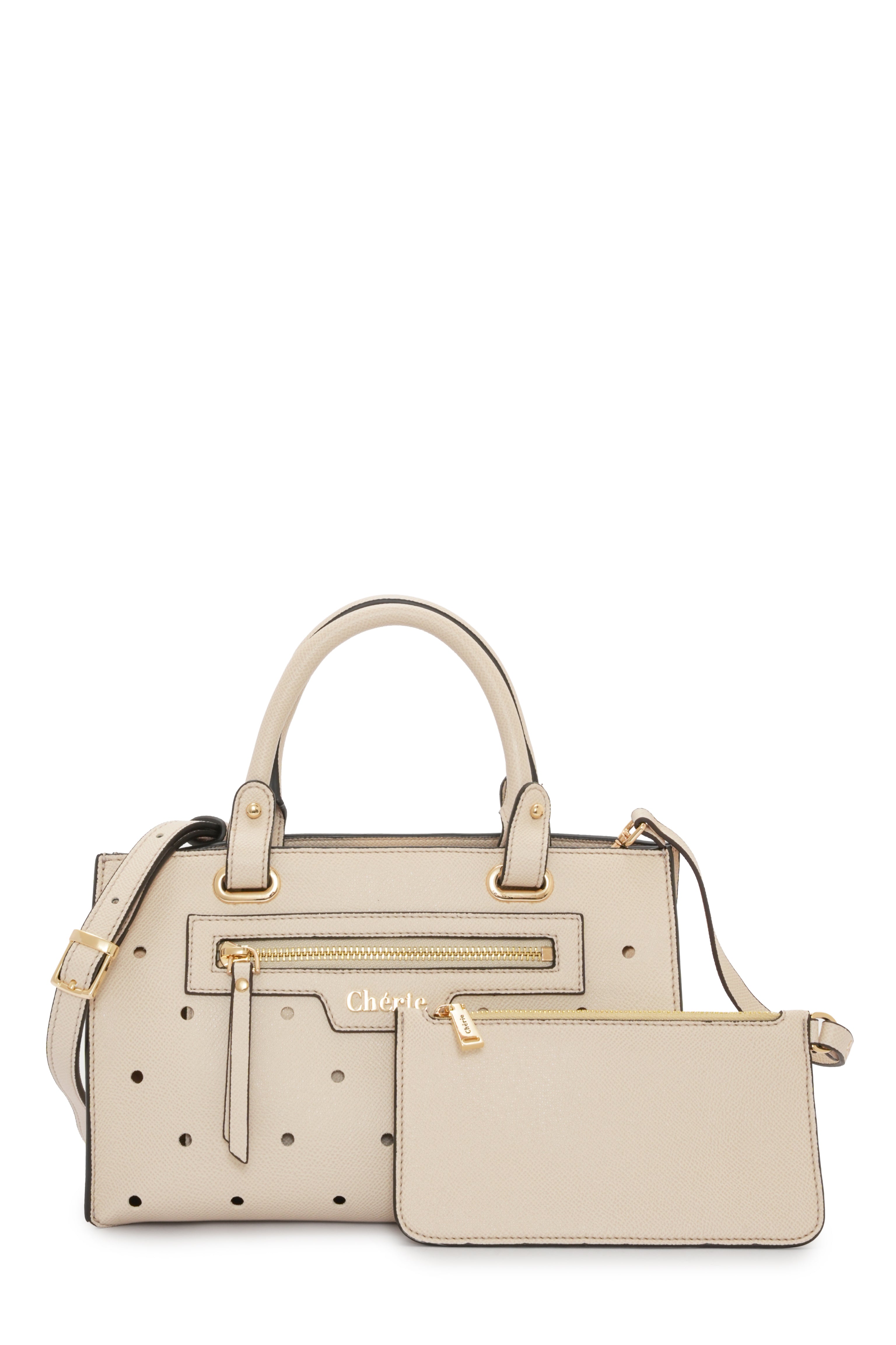 Paris - Beige Vegan Leather Mini