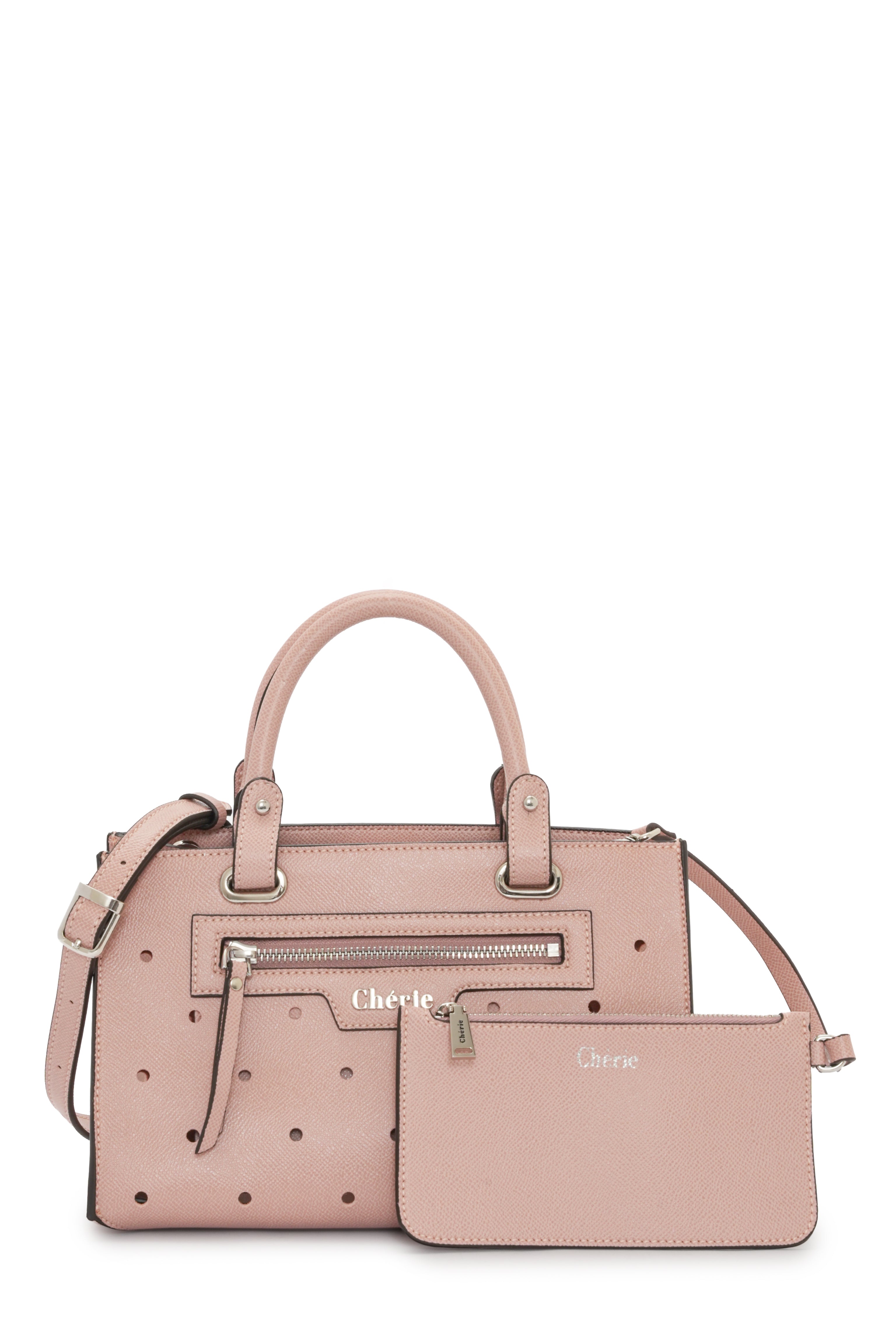 Paris -Pink Vegan Leather Mini