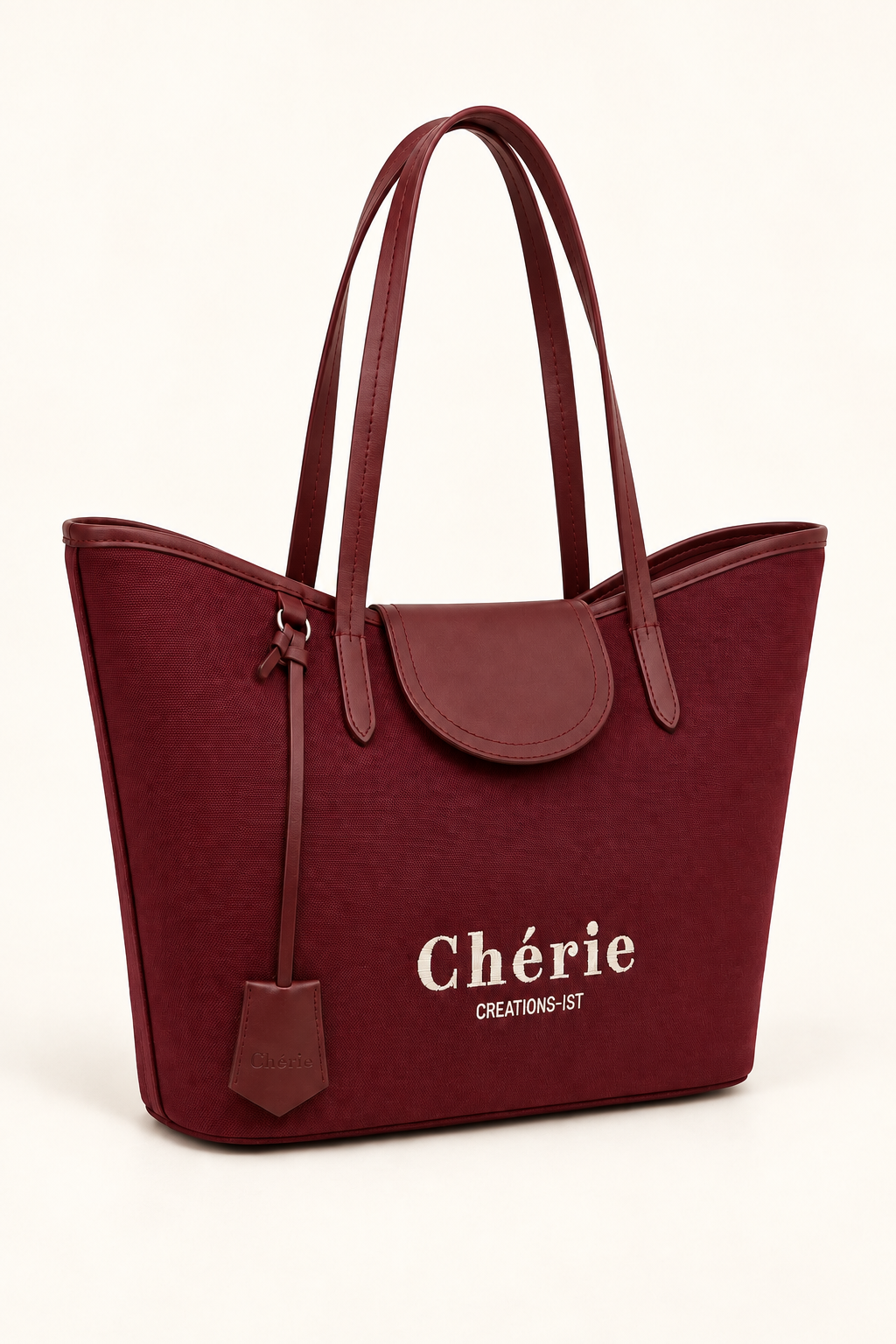 Chérie Cosmo Canvas Burgundy ürün fotoğrafı 2