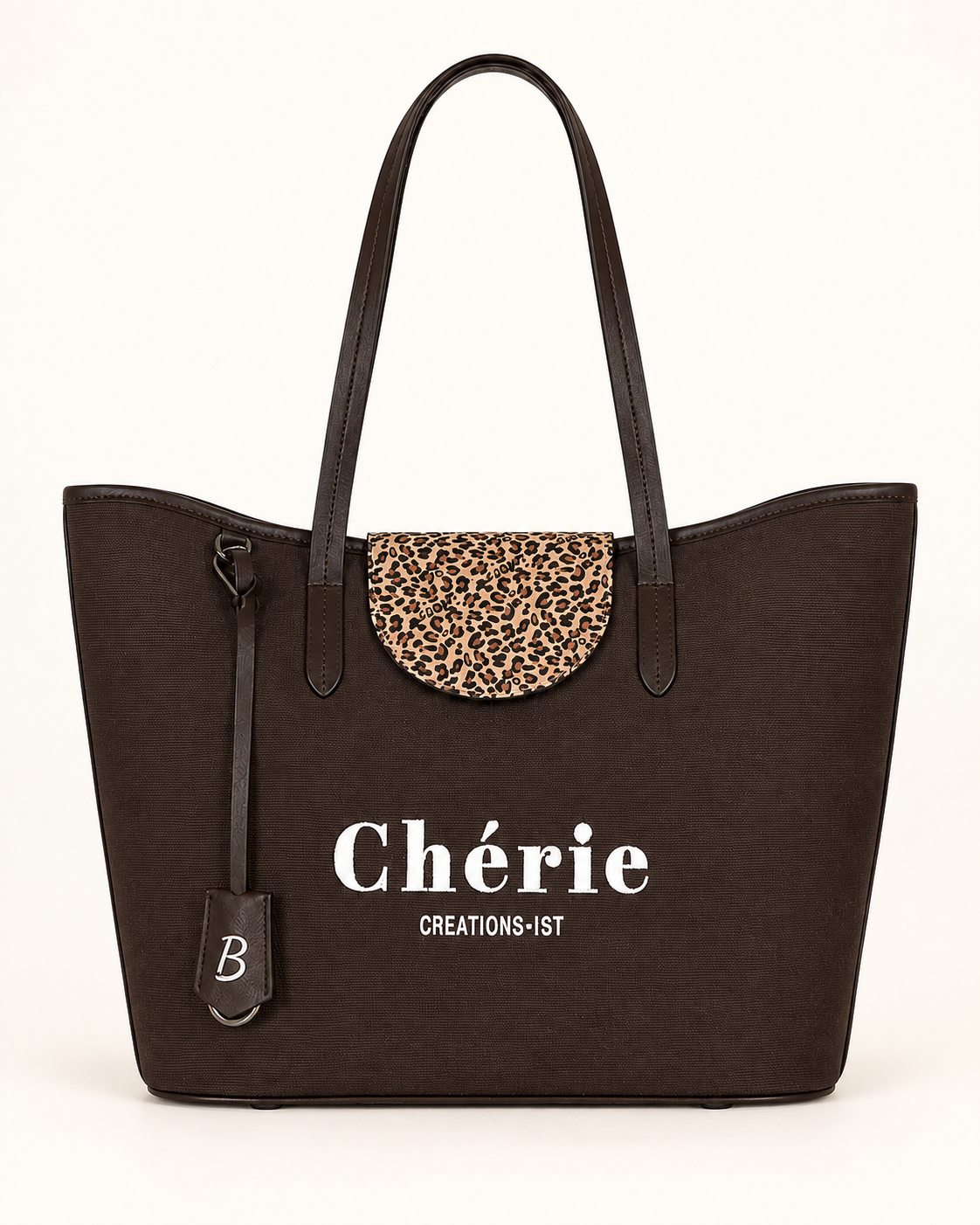 Chérie Cosmo Canvas dark-leopard önden ürün fotoğrafı