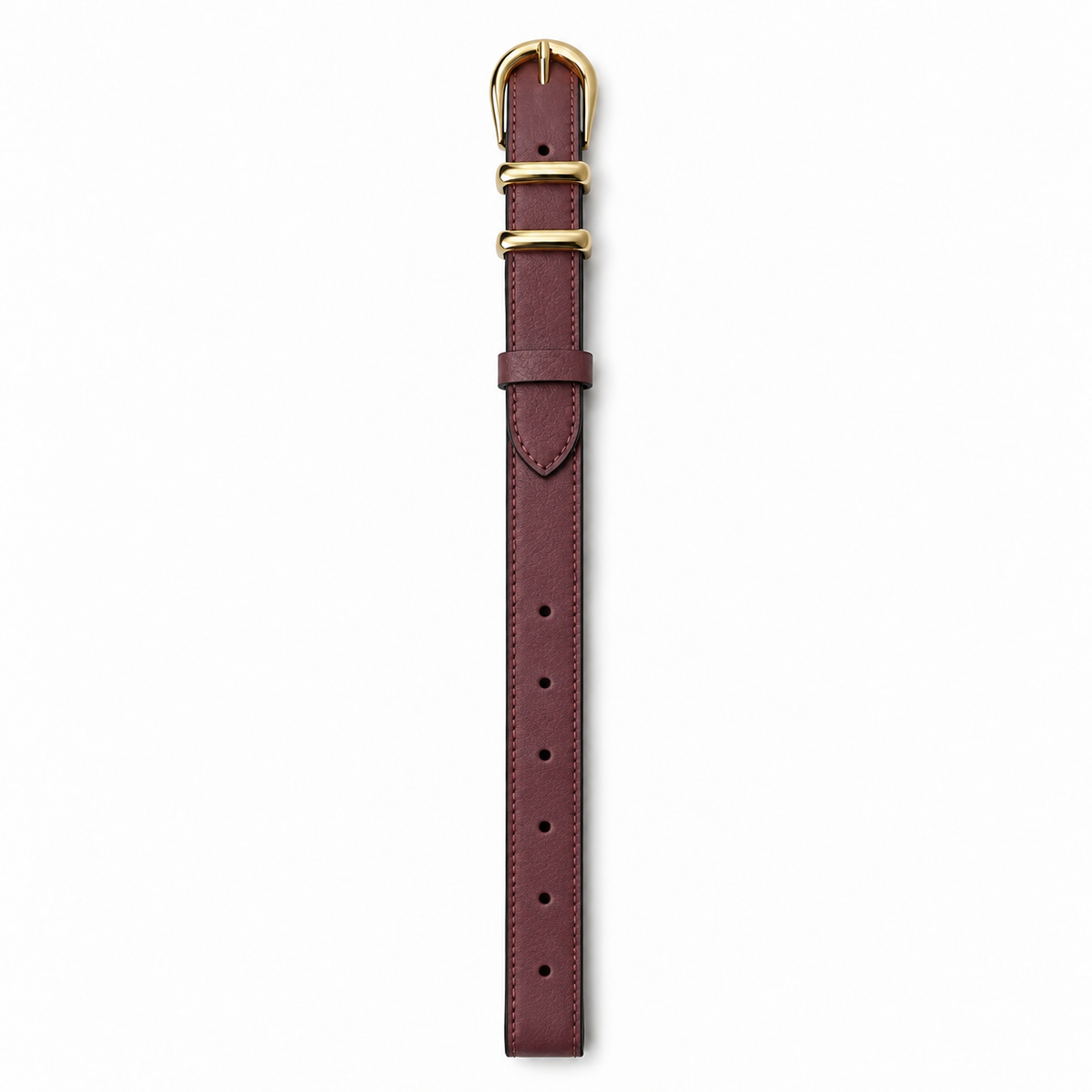 Cozy 3 cm Gold Bordo Livimex Deri – Görsel 4