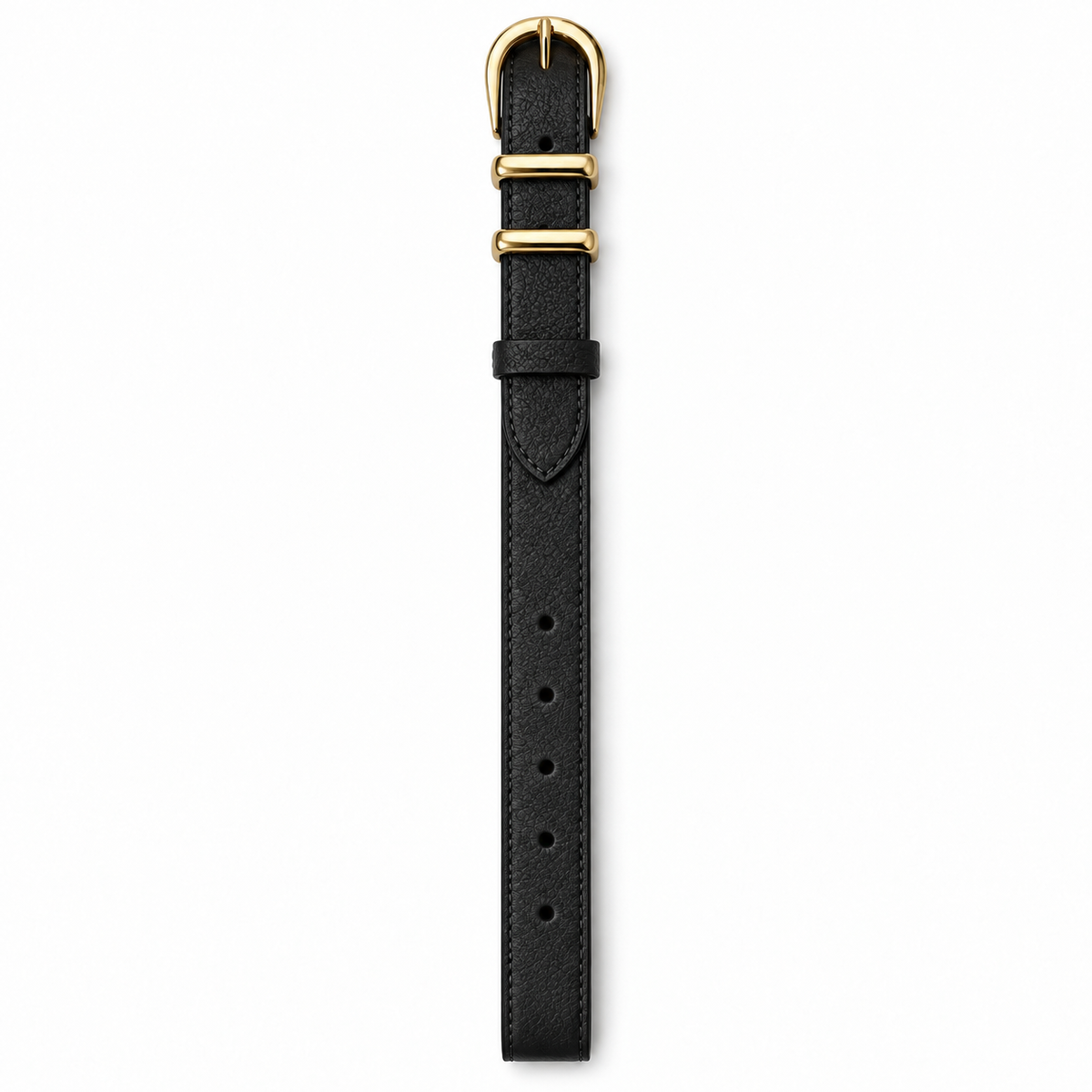 Cozy 3 cm Gold Siyah Floter Deri – Görsel 4