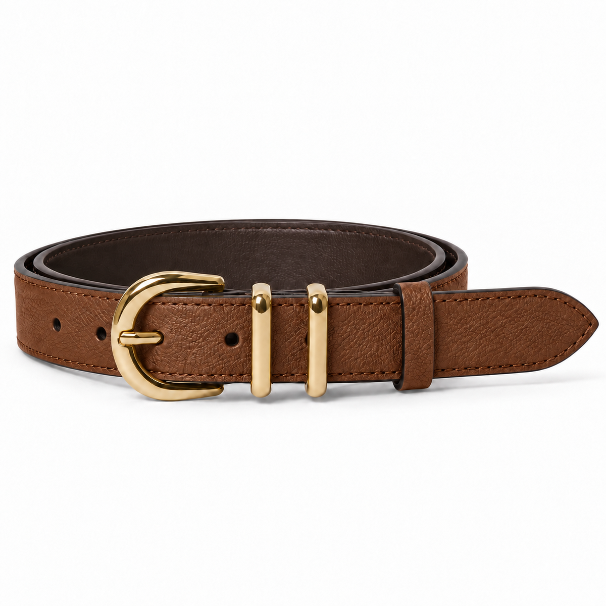 Cozy 3 cm Gold Taba Floter Deri – Görsel 1