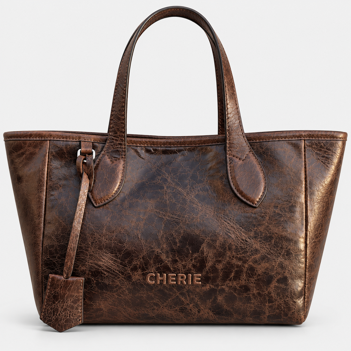 Rachel Medium Crazy Leather Brown — Ön görünüş