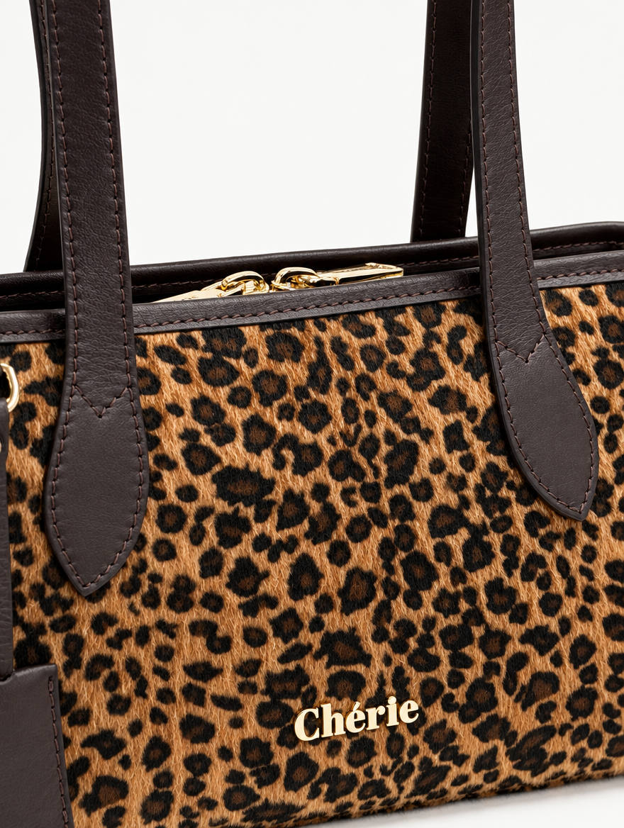 RACHEL SHOULDER - Leopard dark