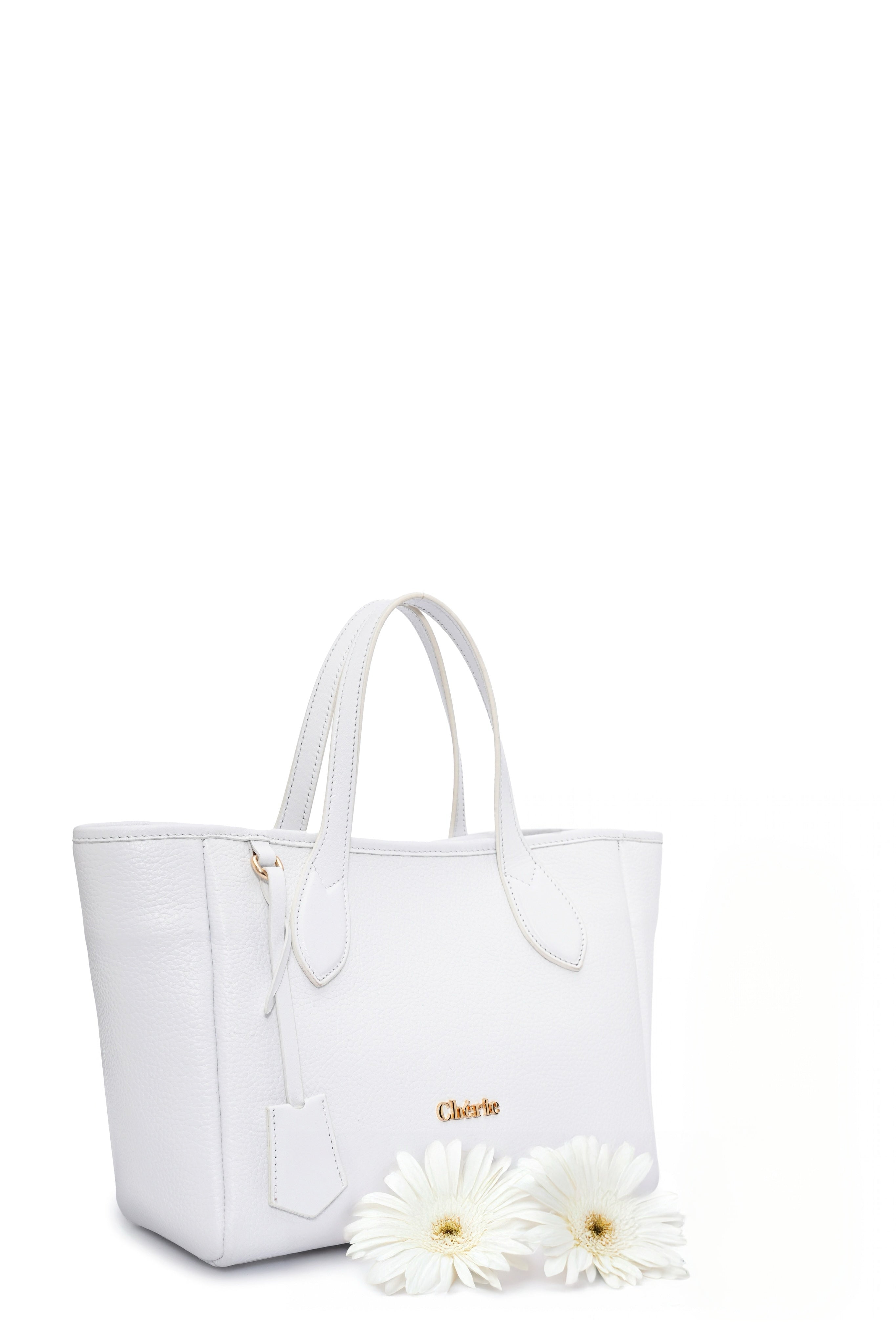 Rachel  - White Leather