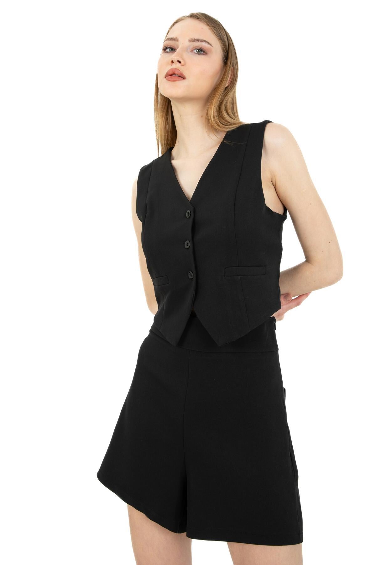 Riva Blazer Yelek Şort Takım