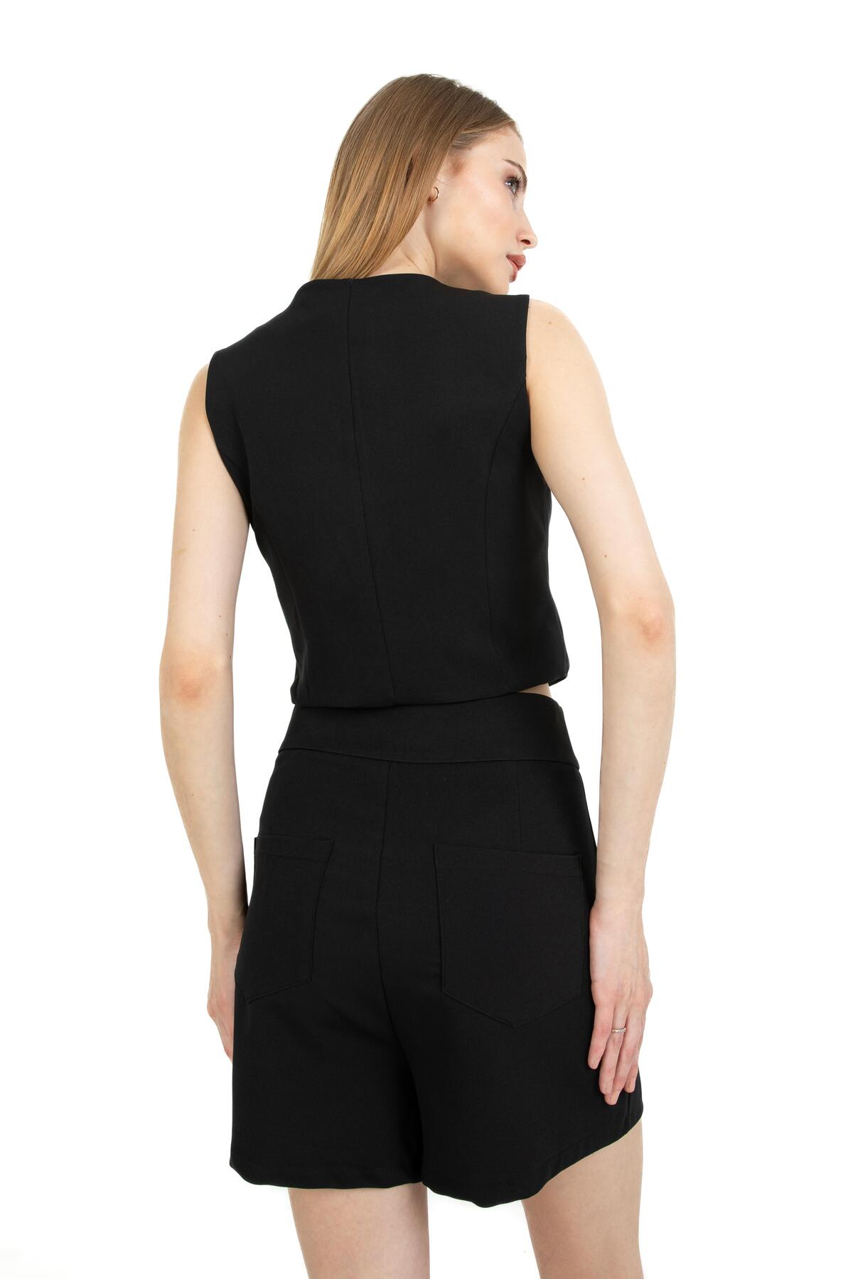 Riva Blazer Yelek Şort Takım