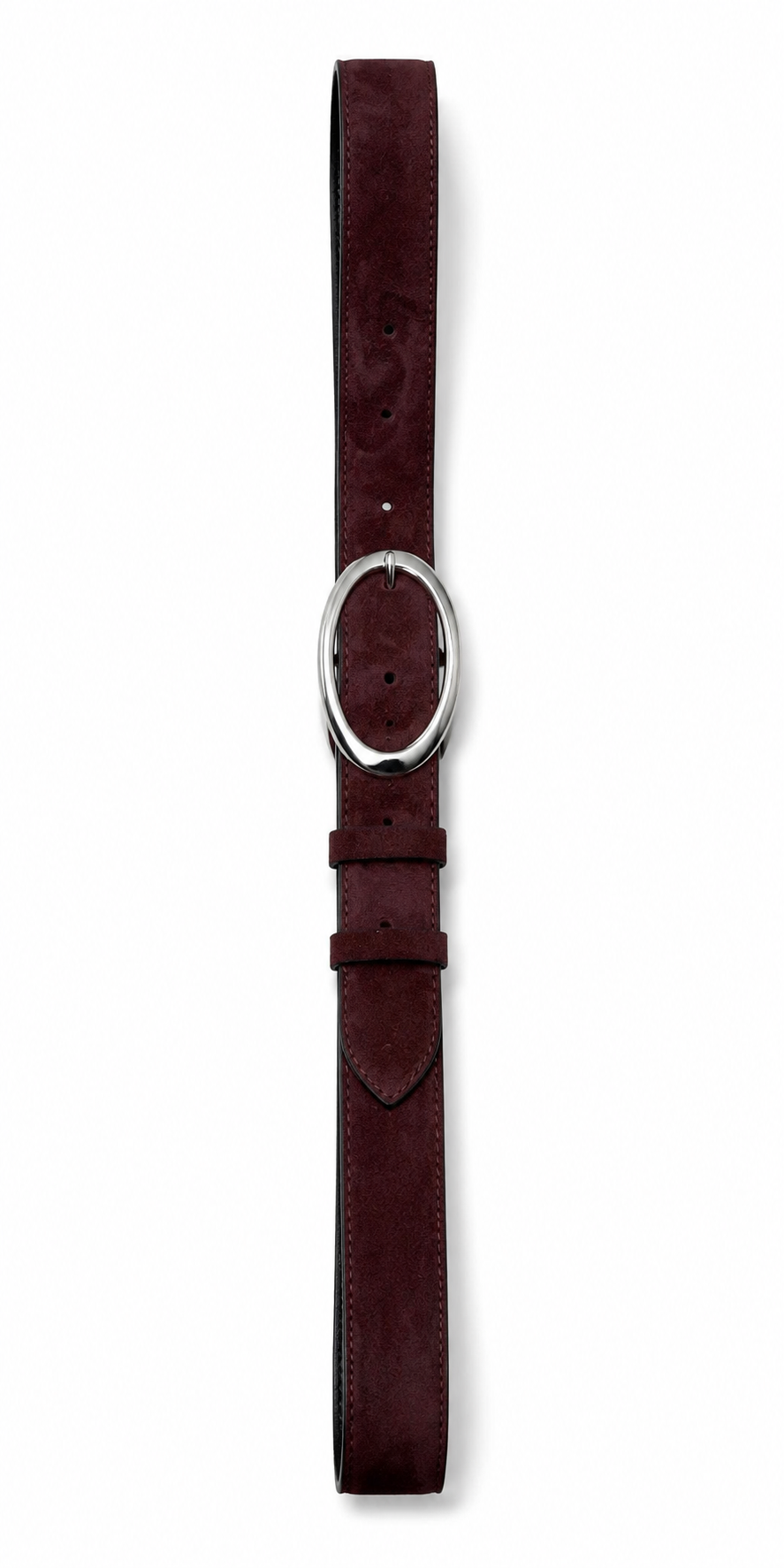 Serena Belt- Baby Burgundy süet
