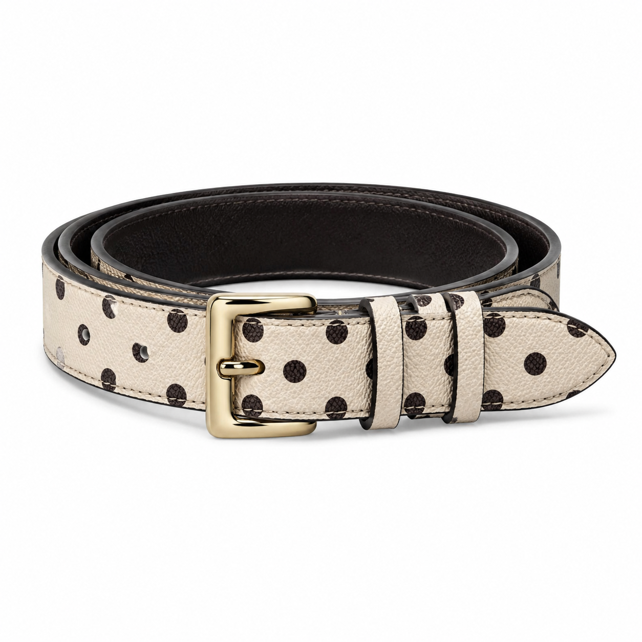 Riri Belt - Bej Puantiye