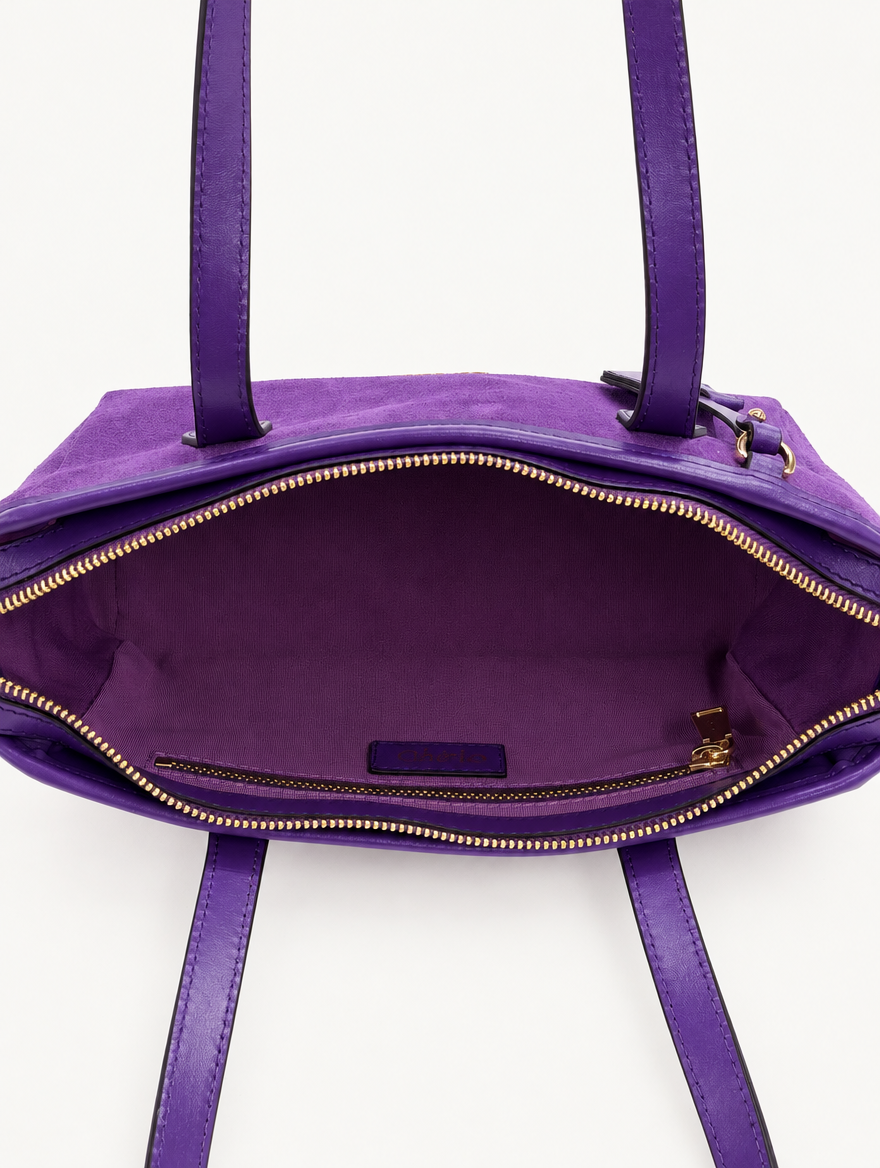 RACHEL SHOULDER - PURPLE SUEDE