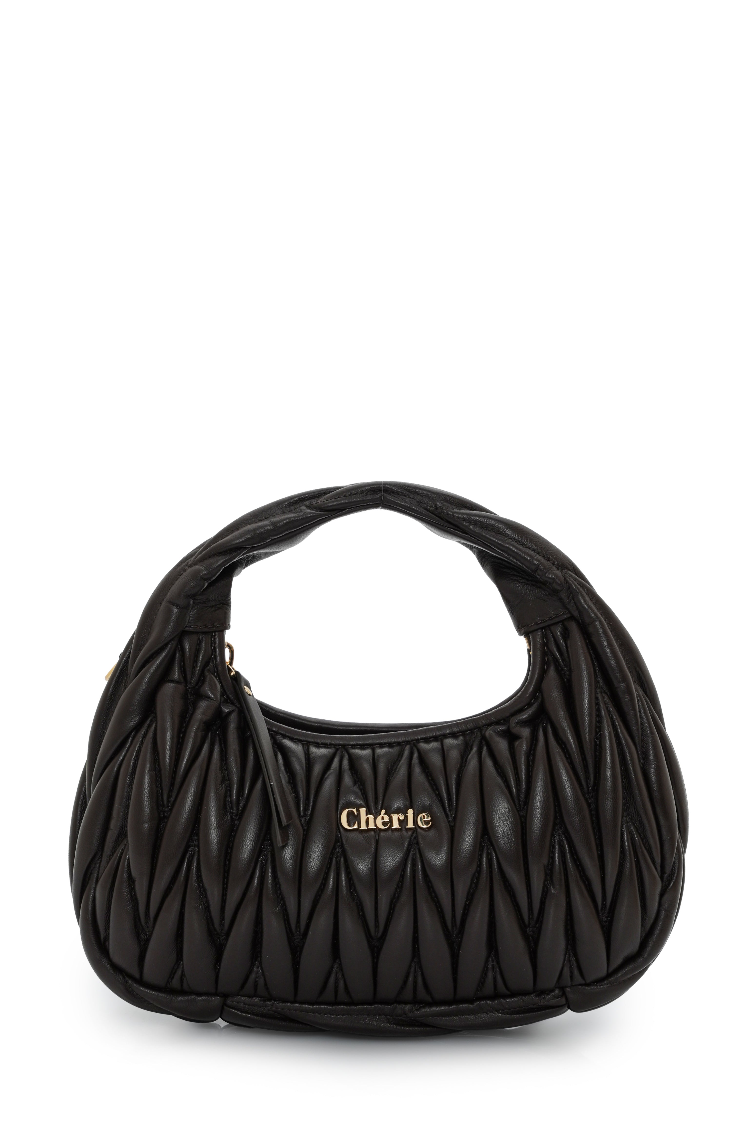 Phoebe leather black