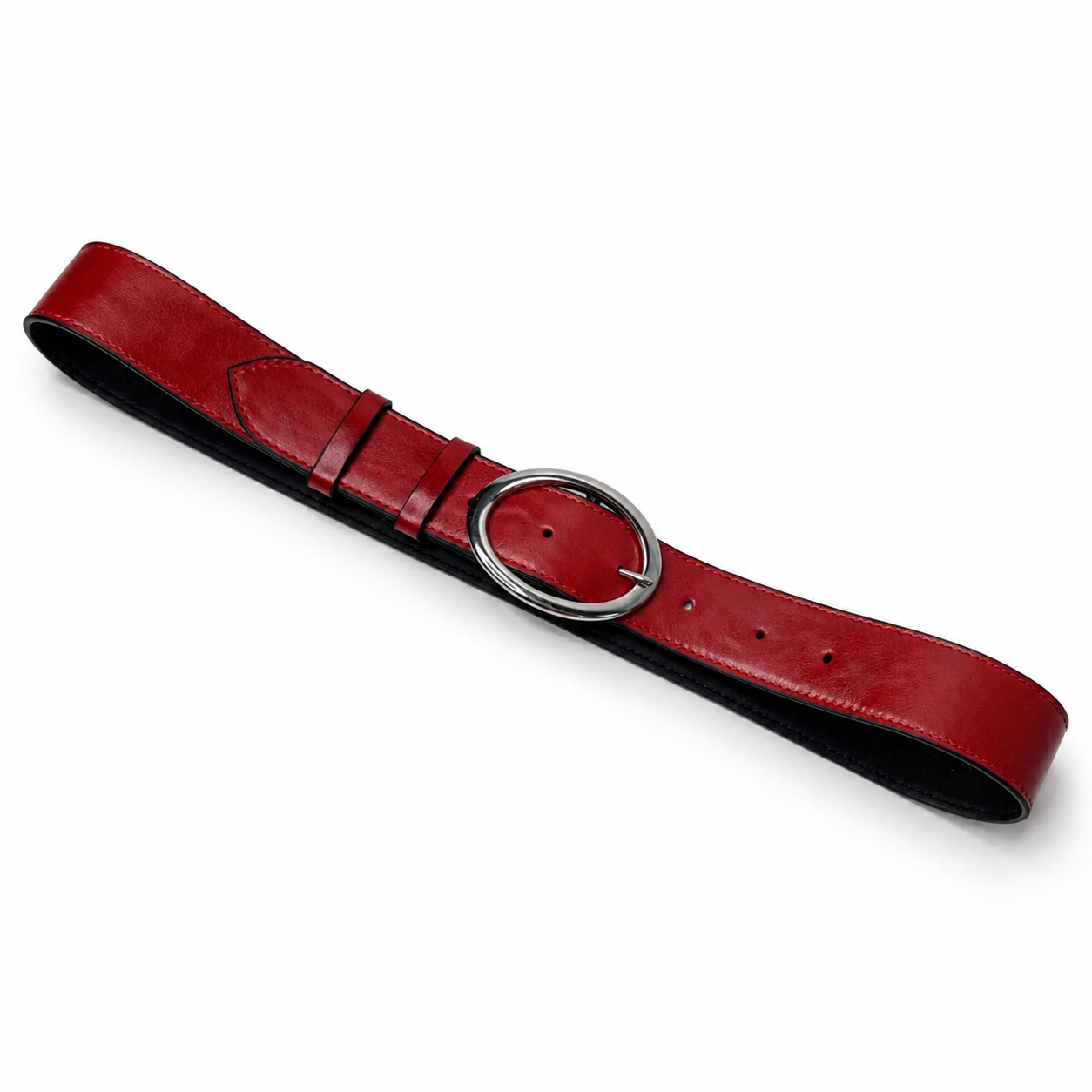 Serena Belt- kırmızı deri