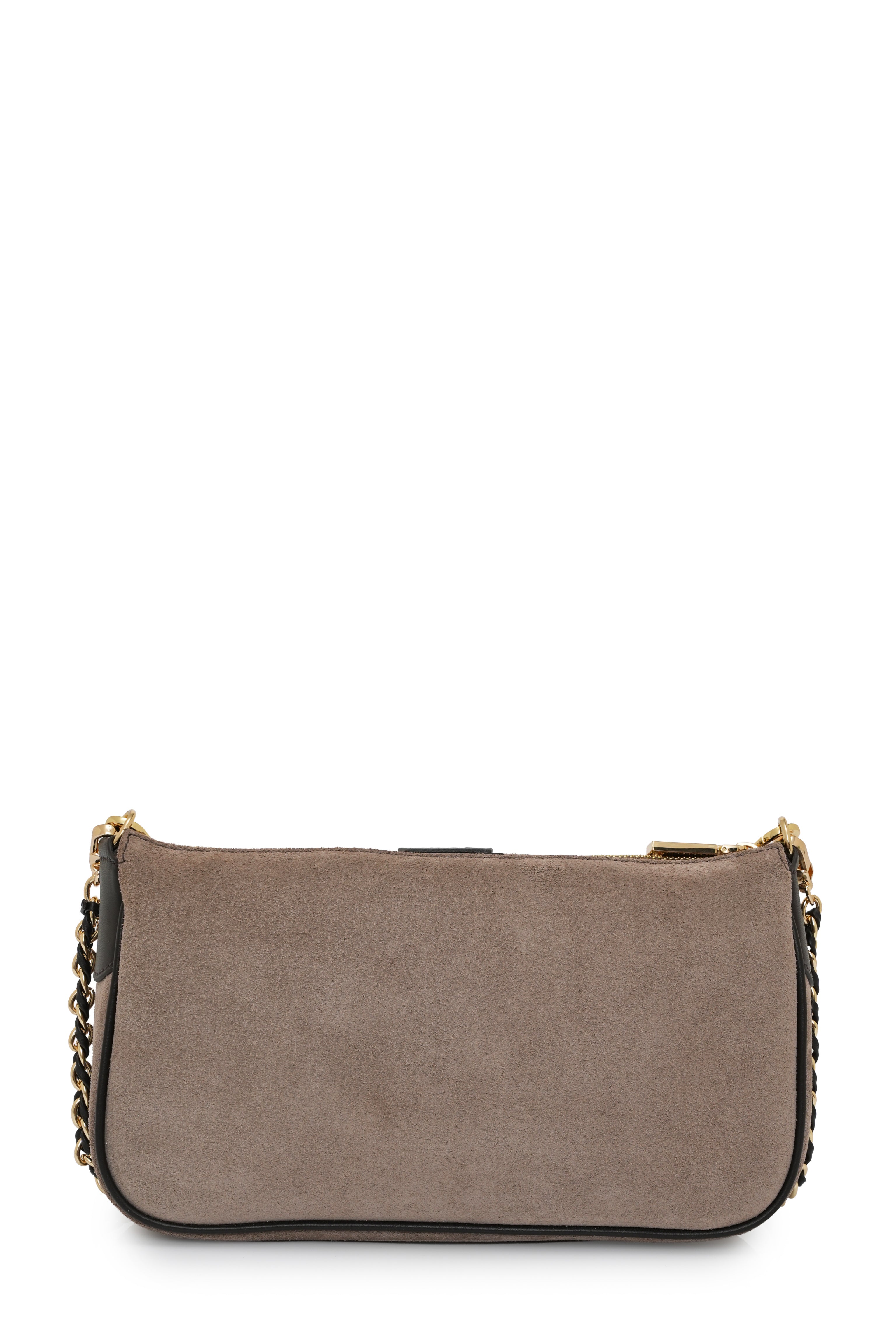 Lovita suede taupe/taupe