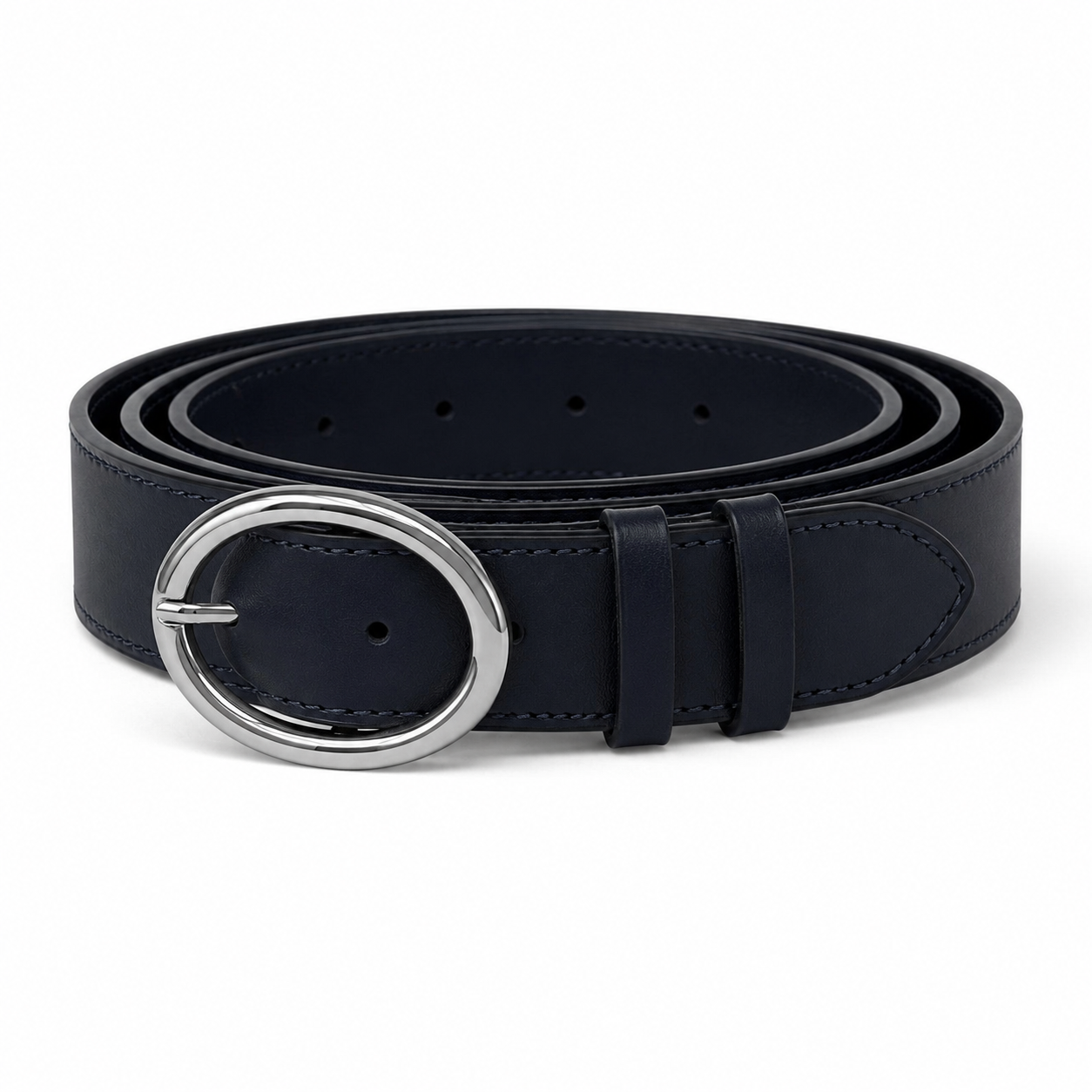 Serena Belt - Lacivert Deri