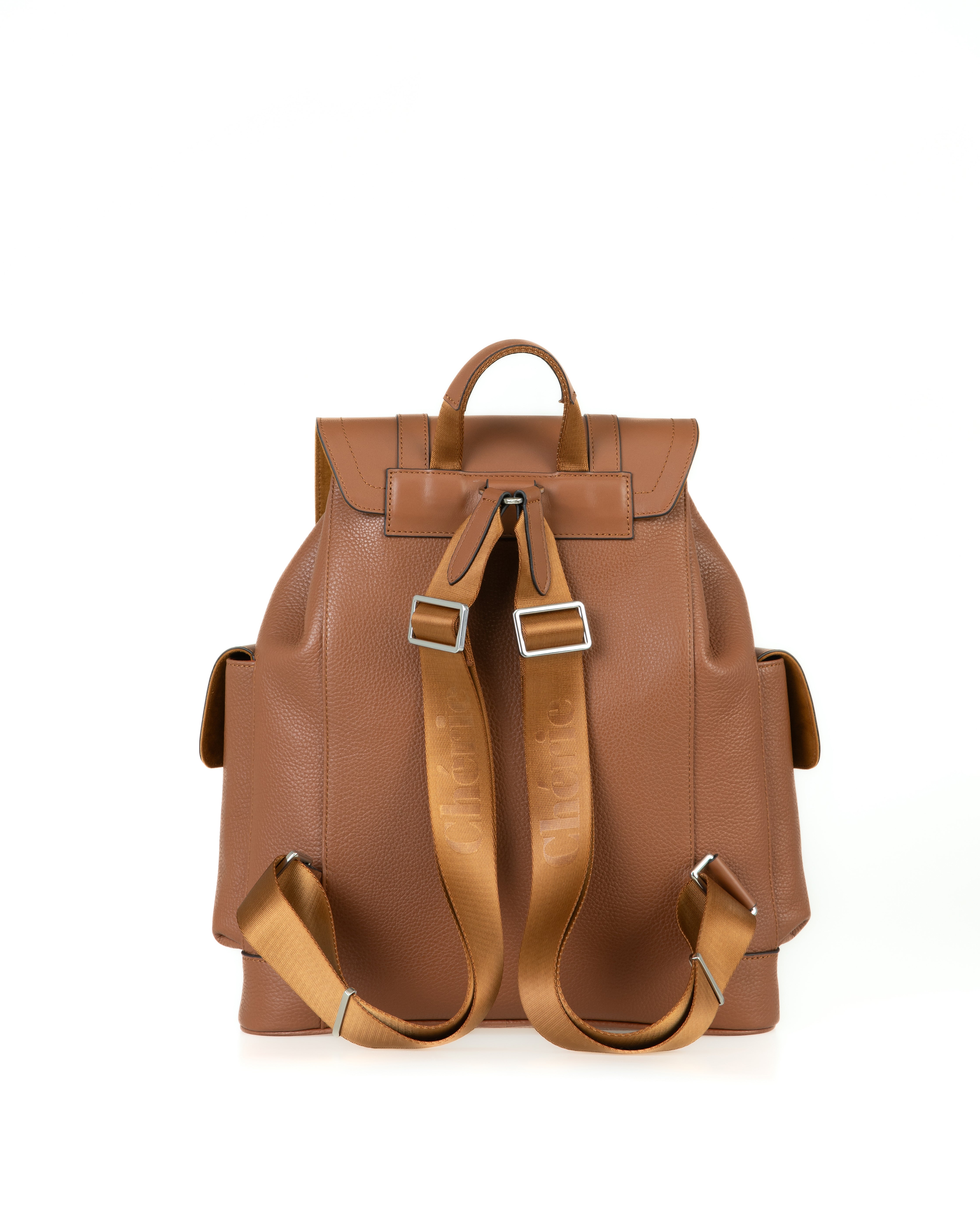 cosby cinammon sands leather backpack